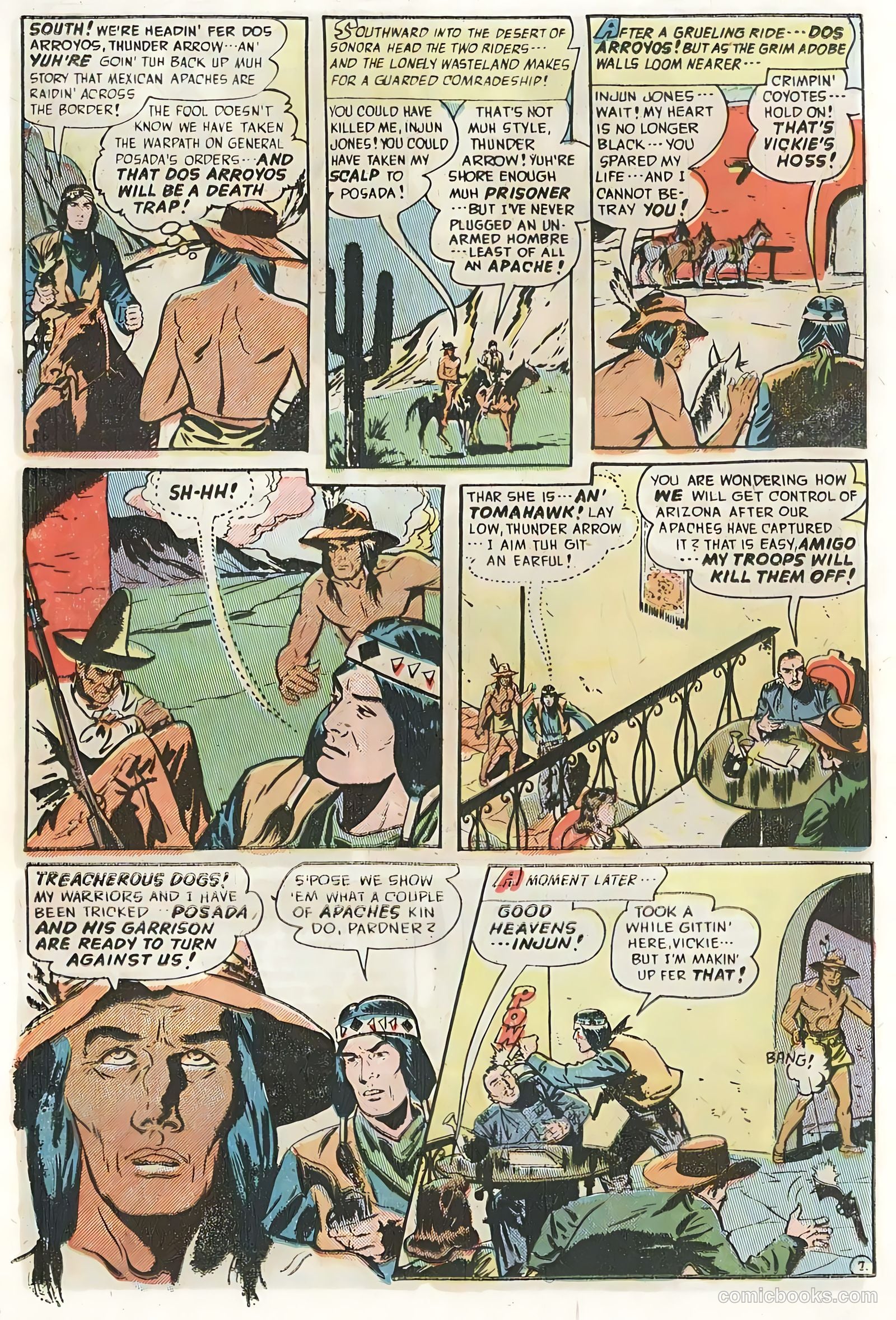 The Hooded Horseman #21 (1951) — page 21 of 36