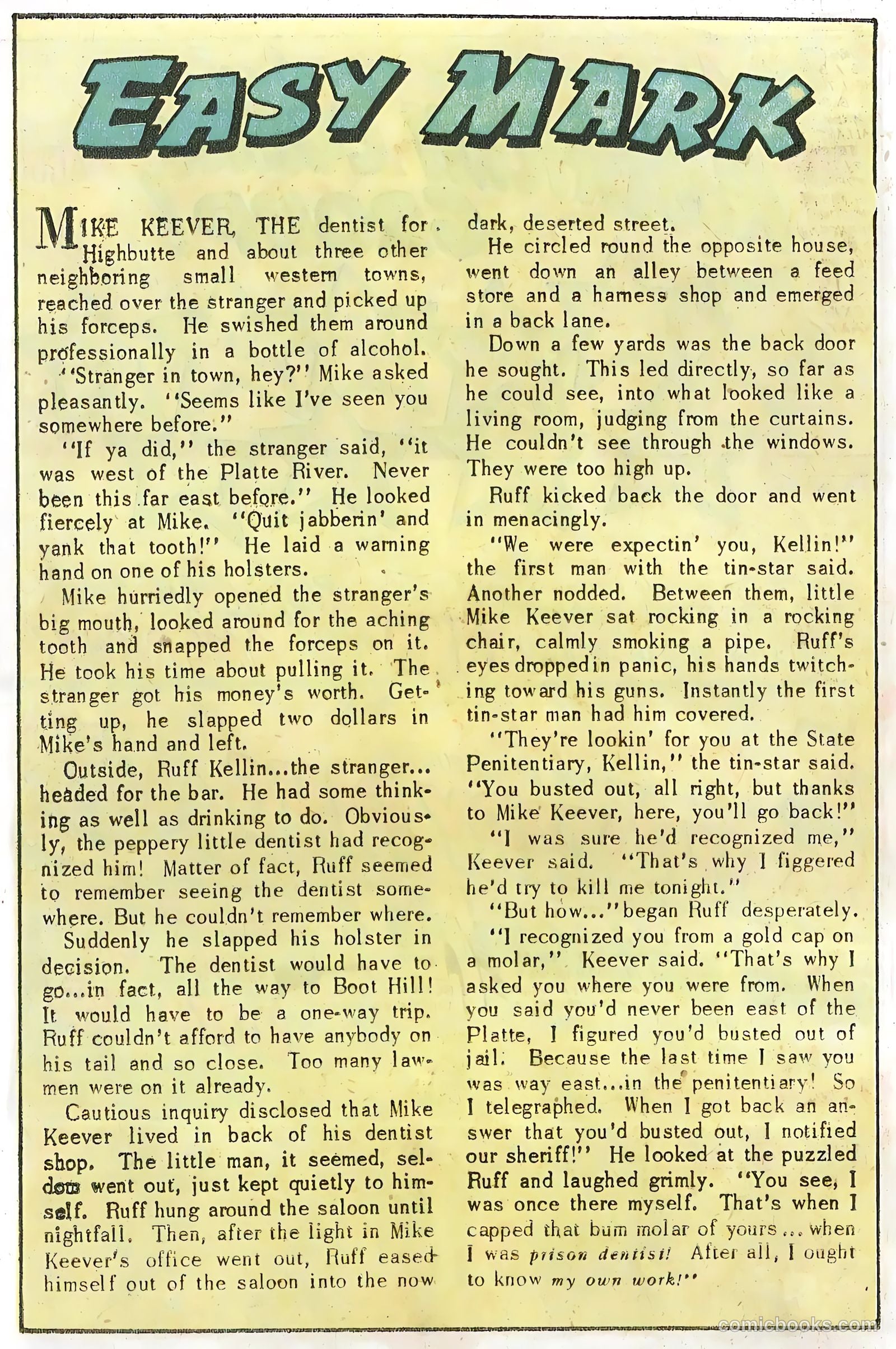 The Hooded Horseman #21 (1951) — page 24 of 36