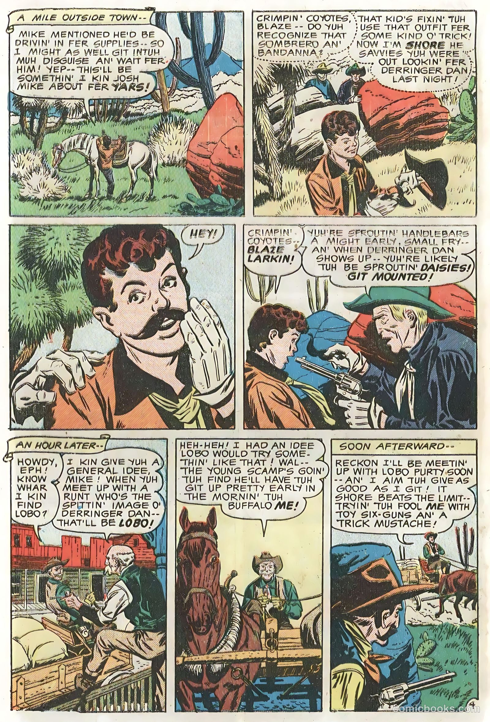 The Hooded Horseman #21 (1951) — page 30 of 36