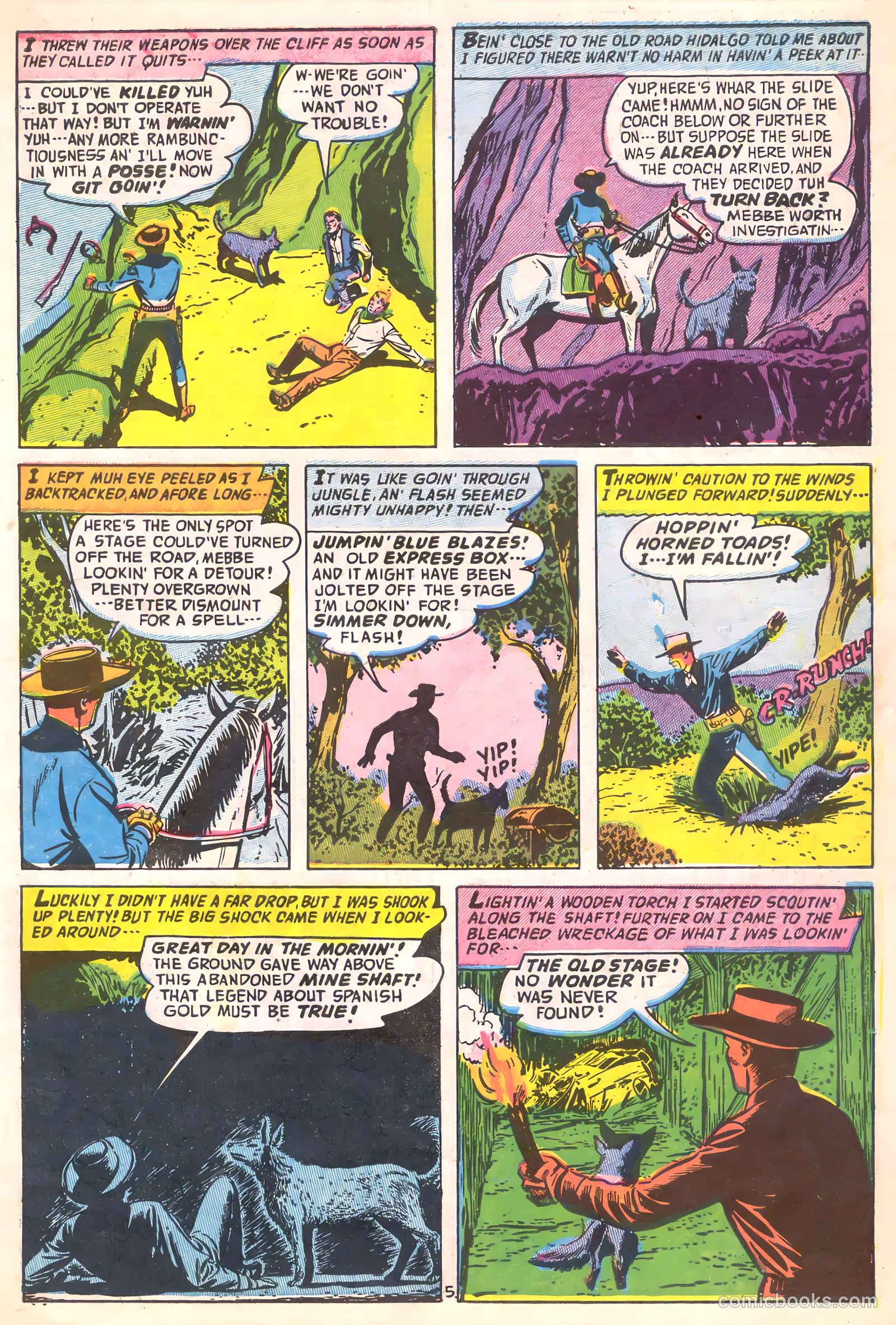 The Hooded Horseman #22 (1952) — page 7 of 36