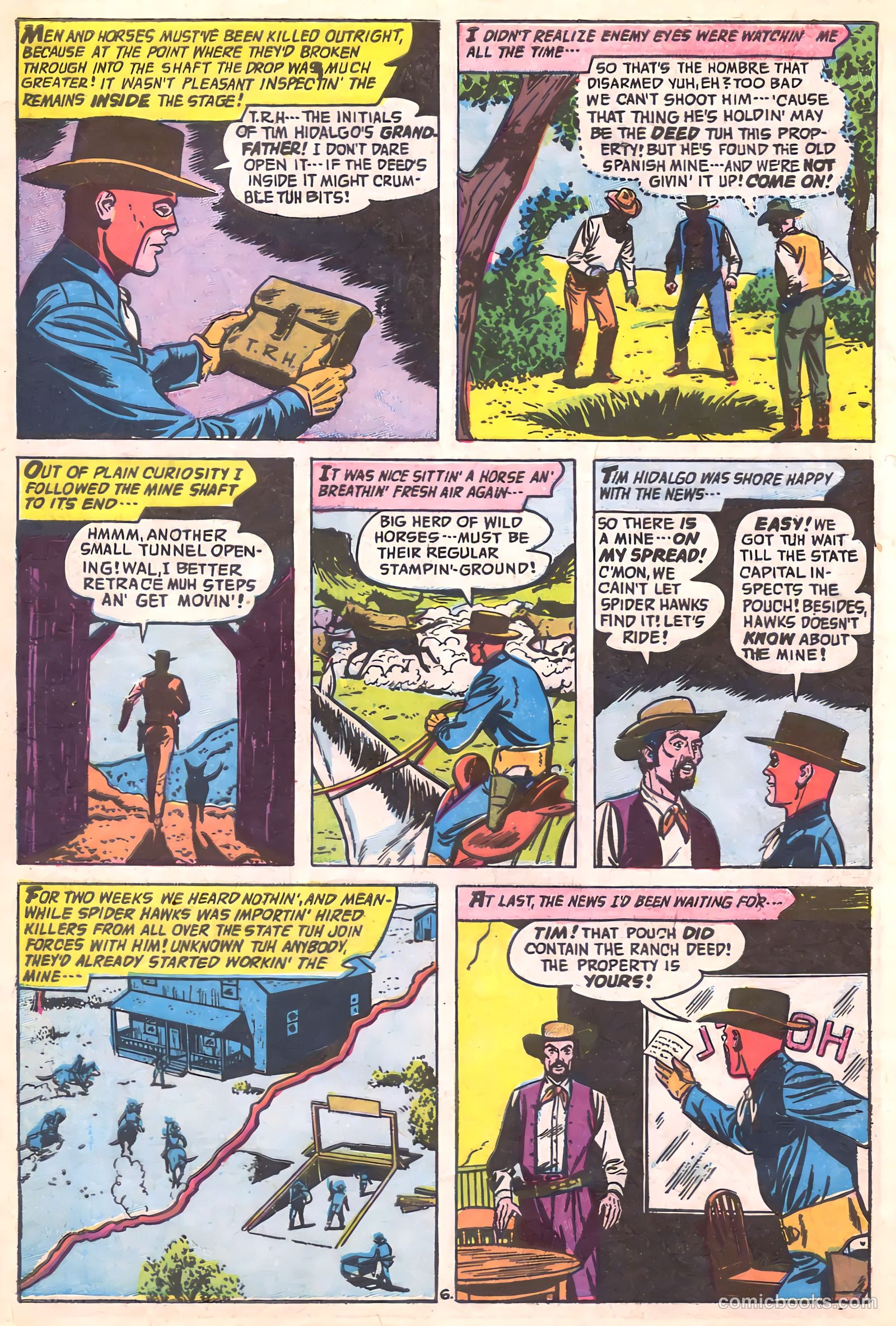 The Hooded Horseman #22 (1952) — page 8 of 36