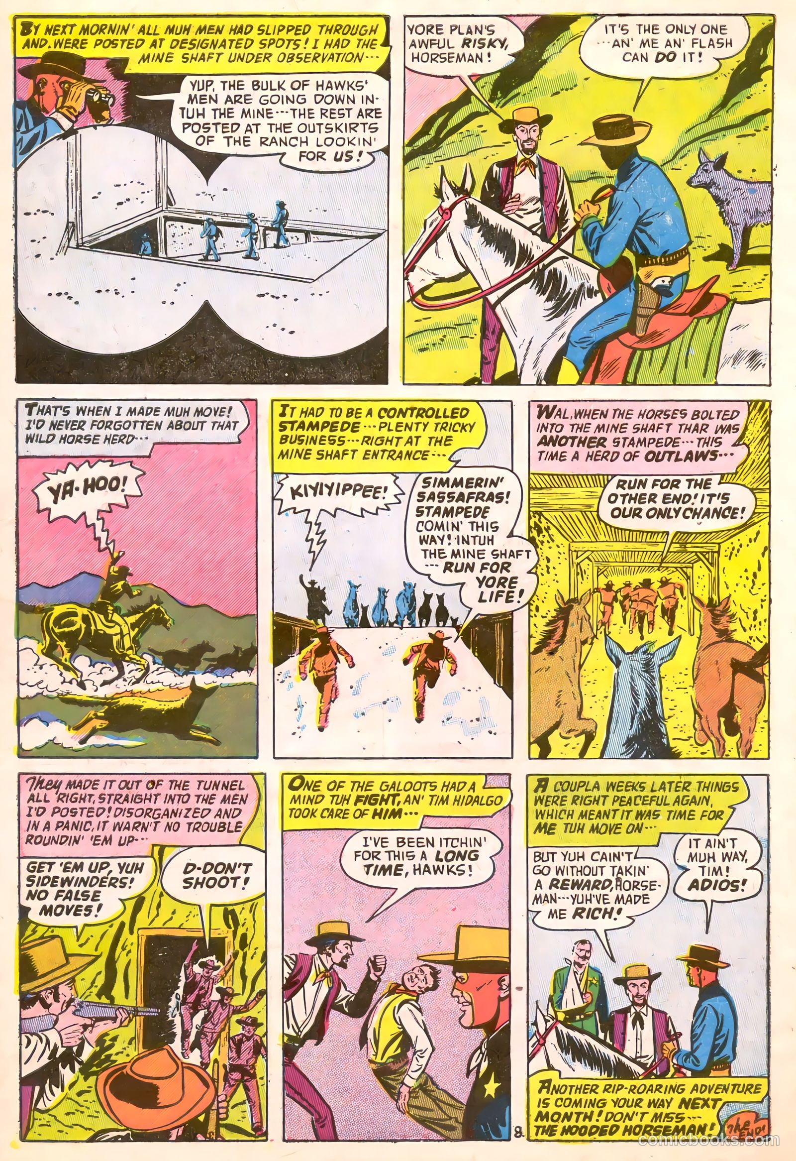 The Hooded Horseman #22 (1952) — page 10 of 36