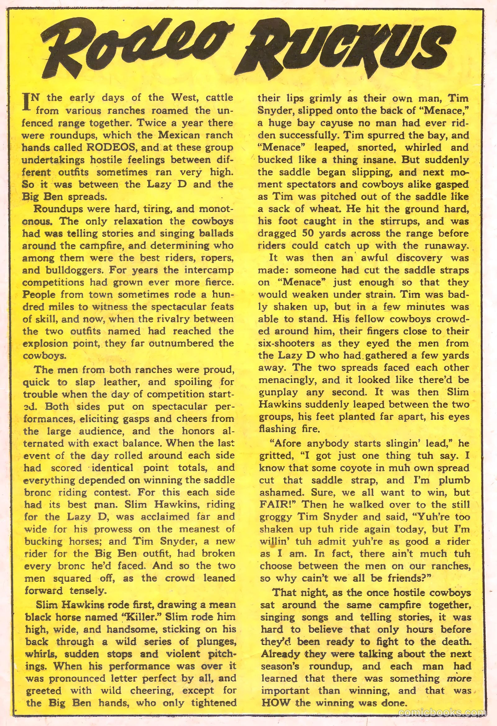The Hooded Horseman #22 (1952) — page 12 of 36