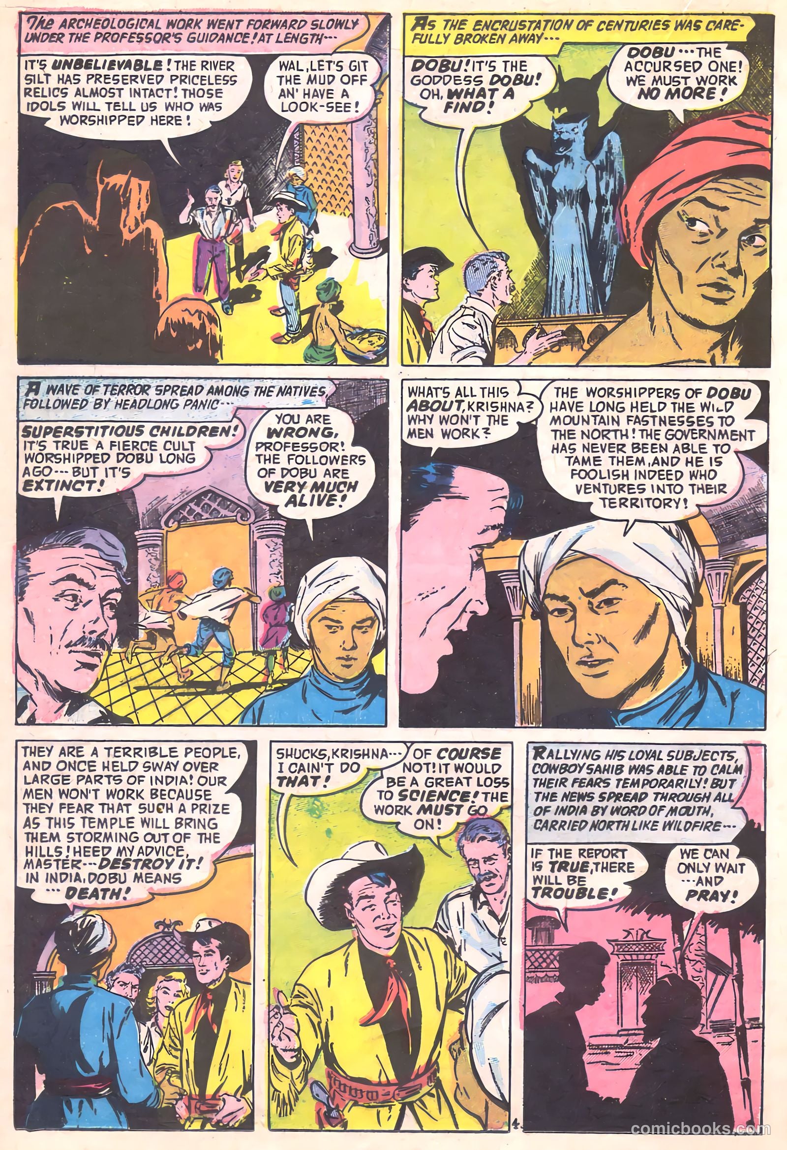 The Hooded Horseman #22 (1952) — page 16 of 36