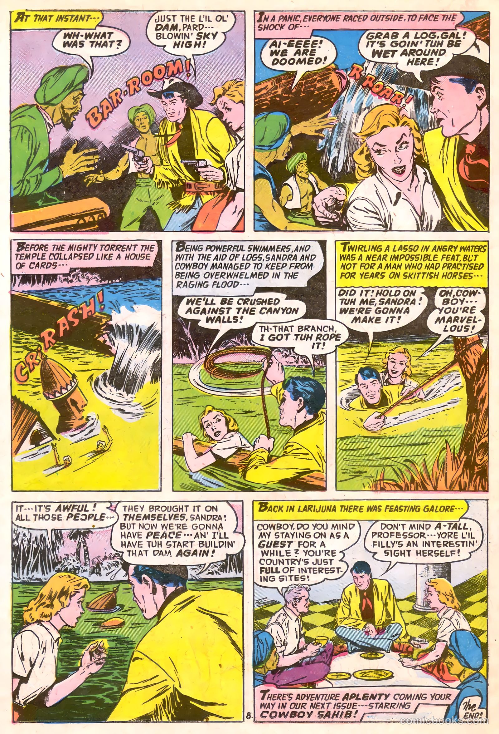 The Hooded Horseman #22 (1952) — page 22 of 36