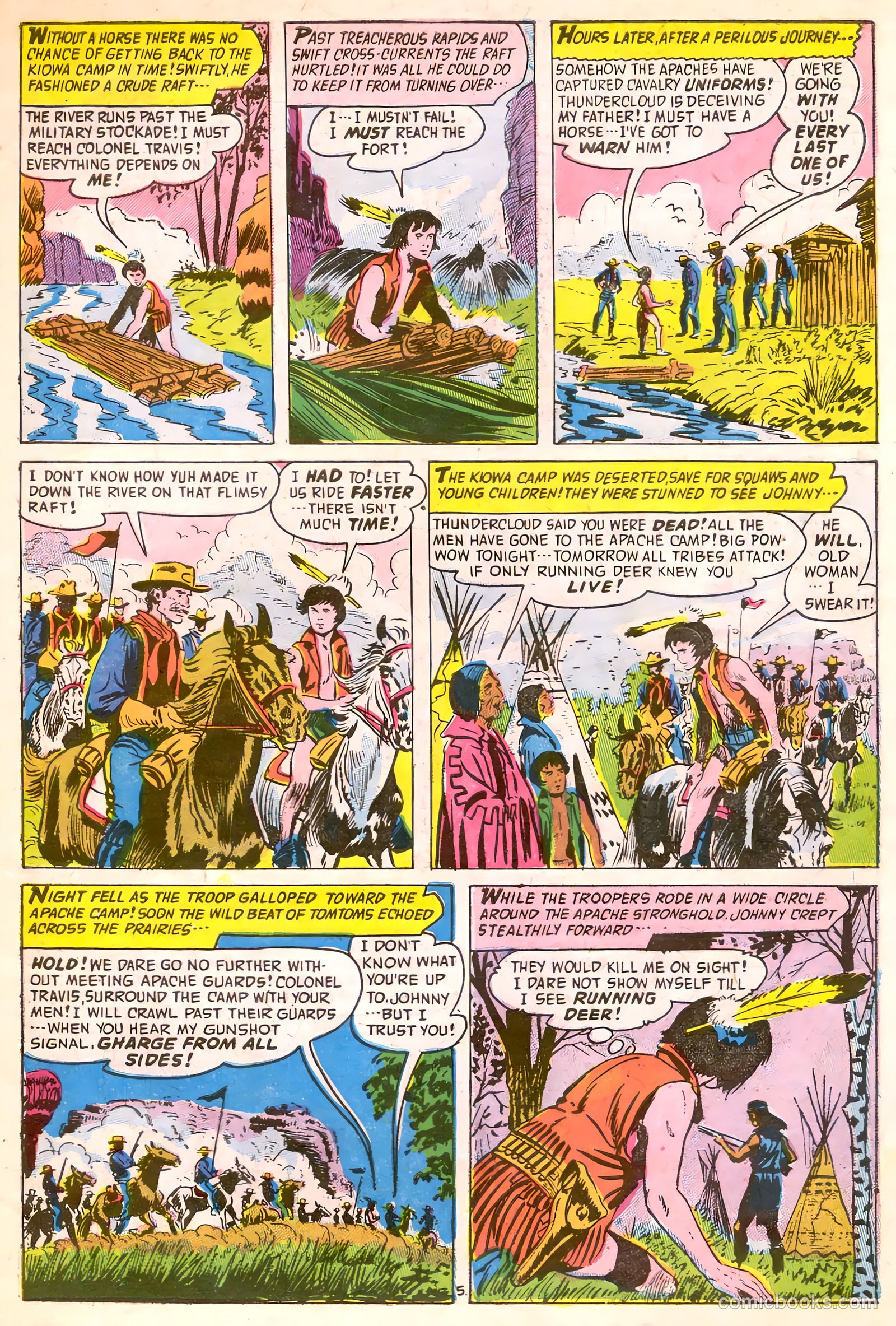 The Hooded Horseman #22 (1952) — page 27 of 36