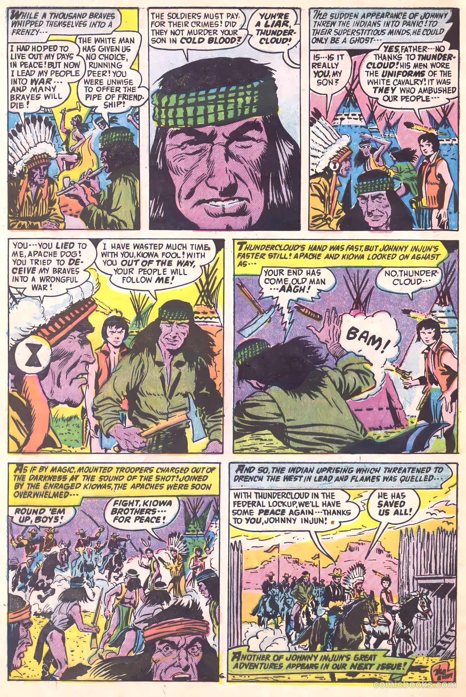 The Hooded Horseman #22 (1952) — page 28 of 36