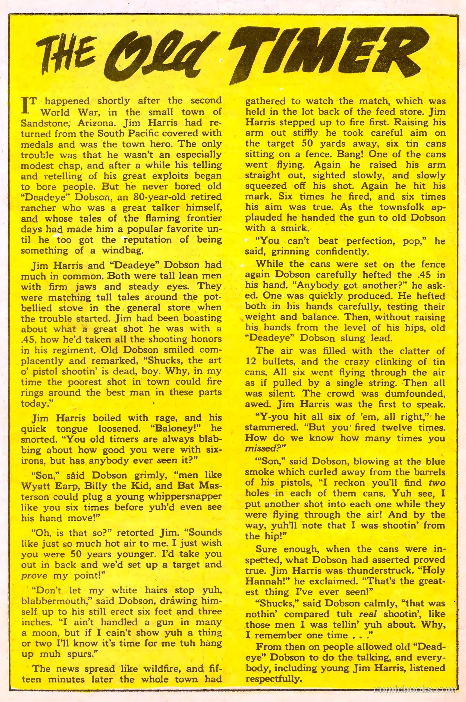 The Hooded Horseman #22 (1952) — page 30 of 36