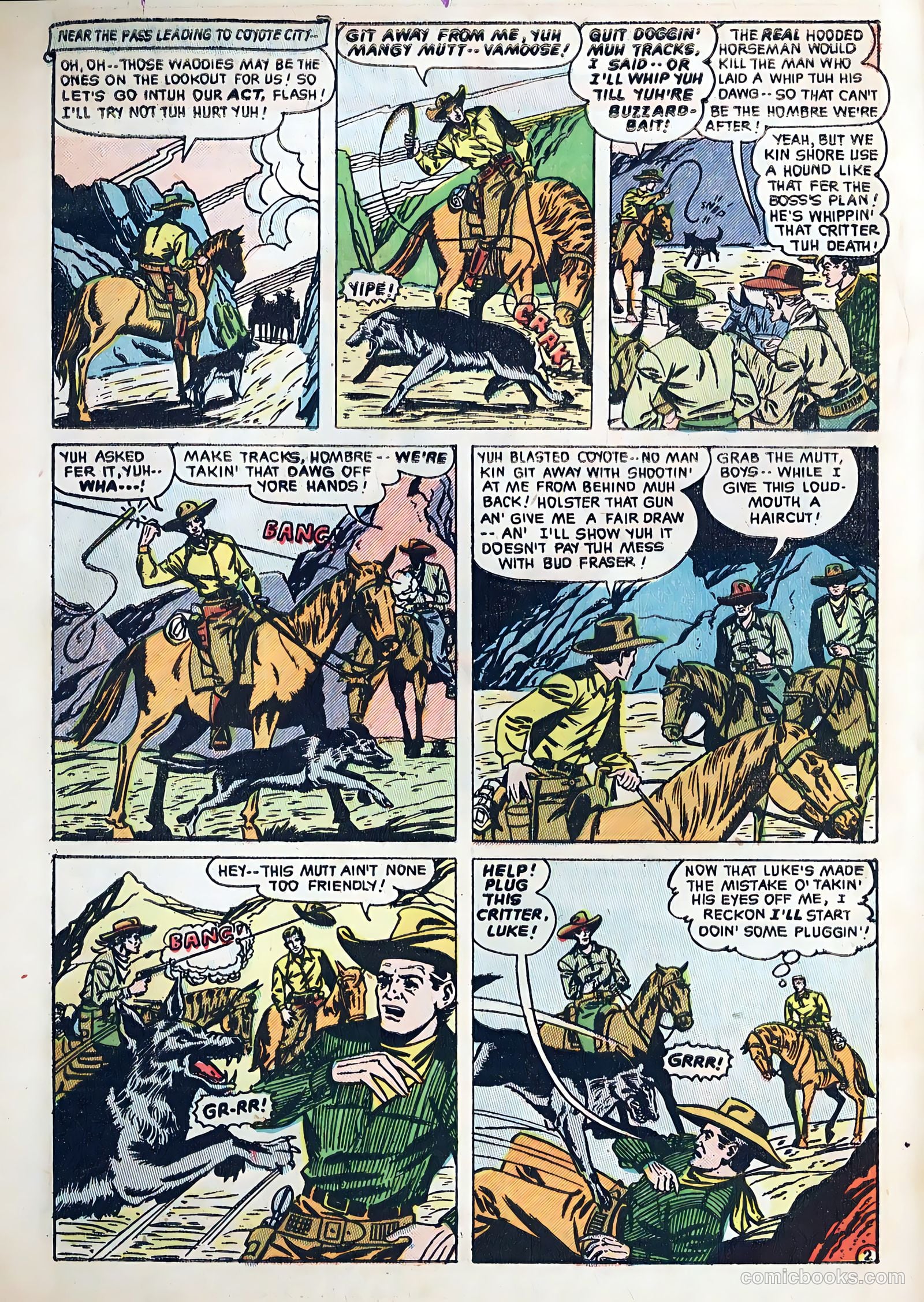 The Hooded Horseman #23 (1952) — page 4 of 36