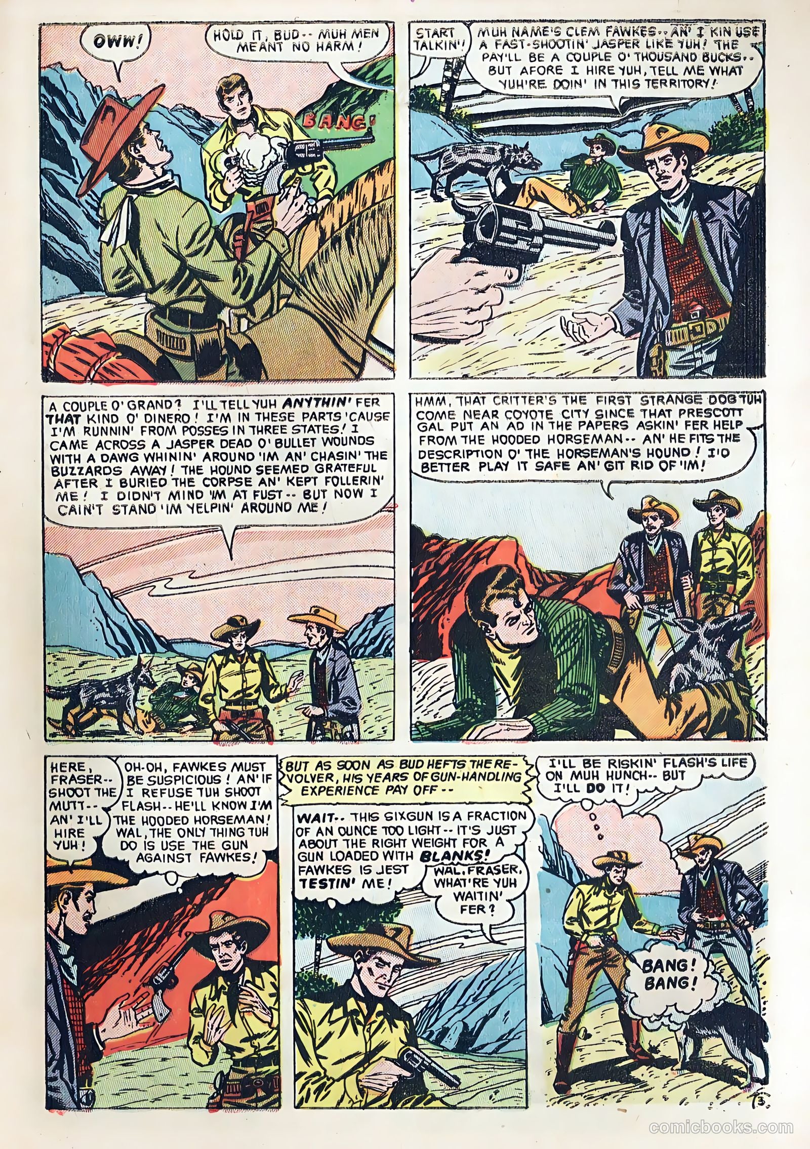 The Hooded Horseman #23 (1952) — page 5 of 36