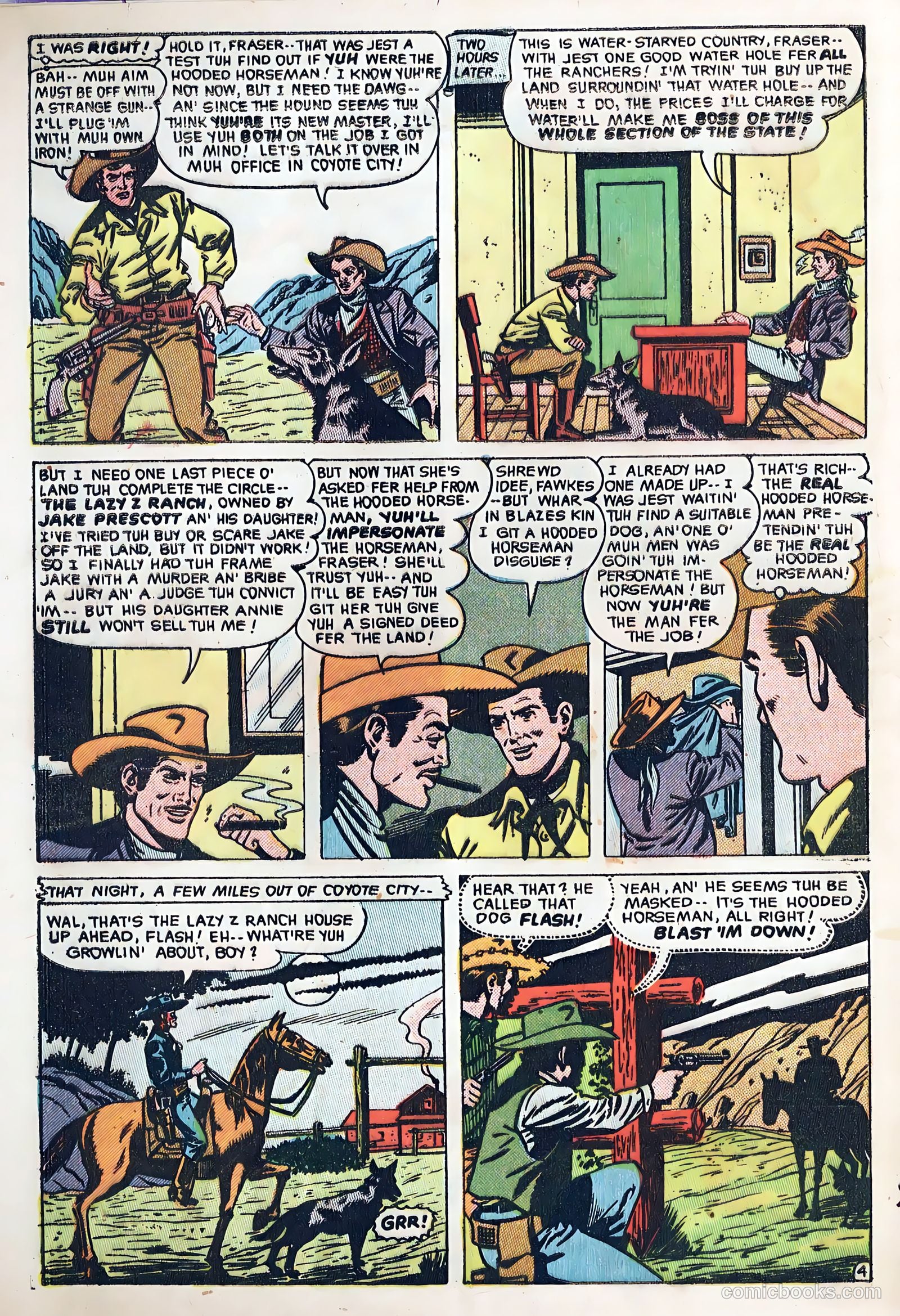 The Hooded Horseman #23 (1952) — page 6 of 36