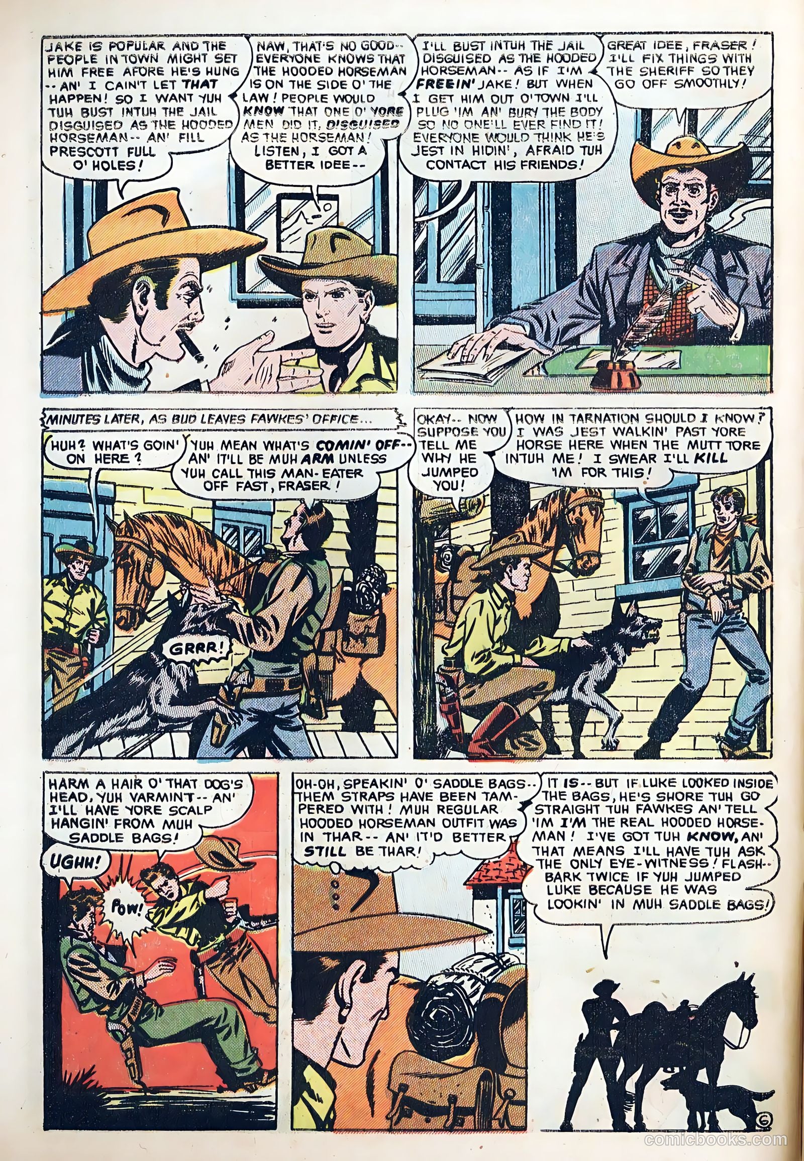 The Hooded Horseman #23 (1952) — page 8 of 36