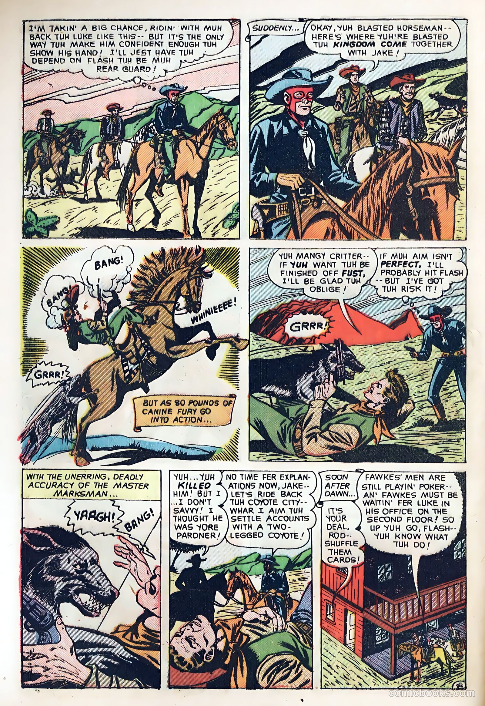 The Hooded Horseman #23 (1952) — page 10 of 36