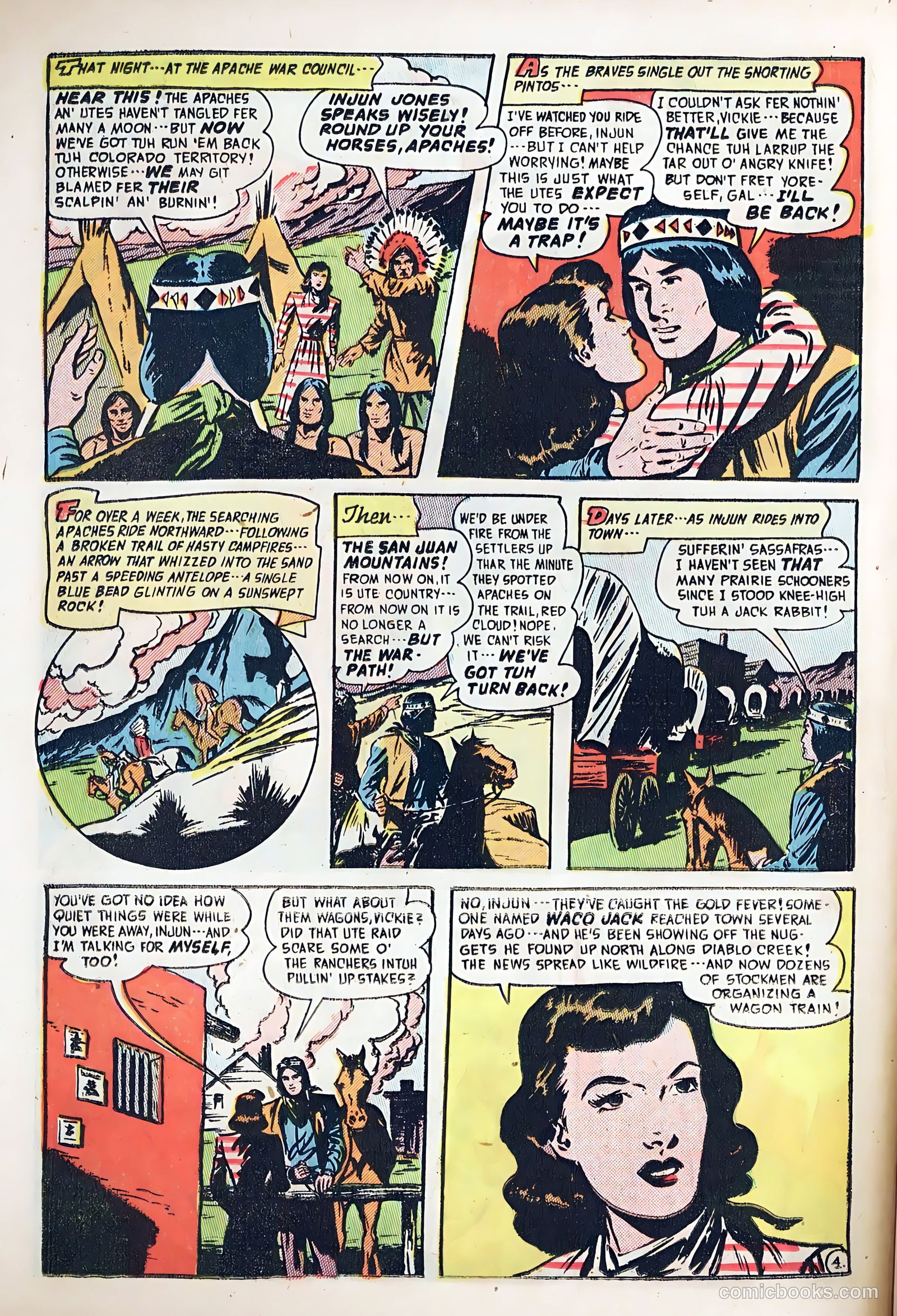 The Hooded Horseman #23 (1952) — page 16 of 36