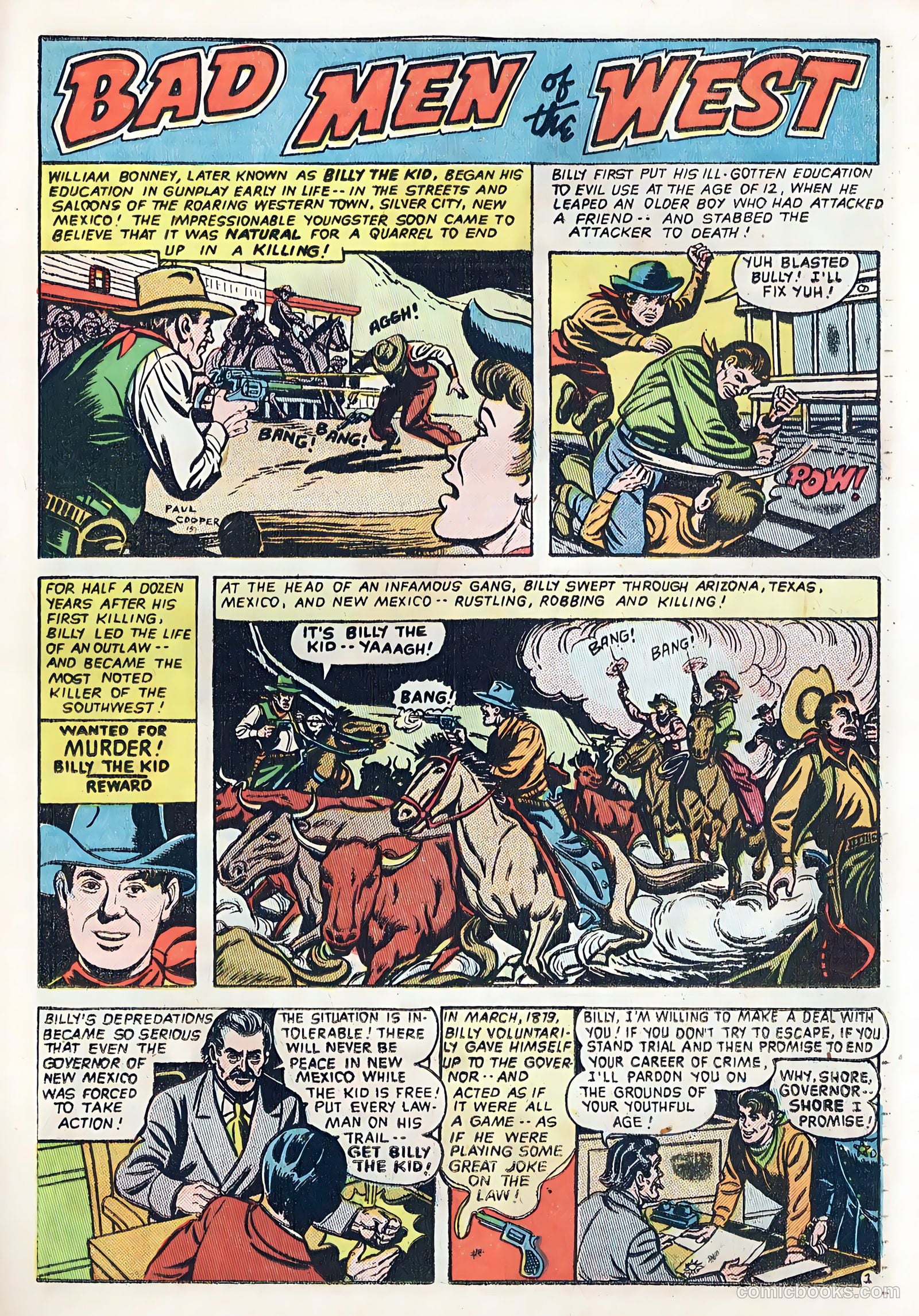 The Hooded Horseman #23 (1952) — page 21 of 36