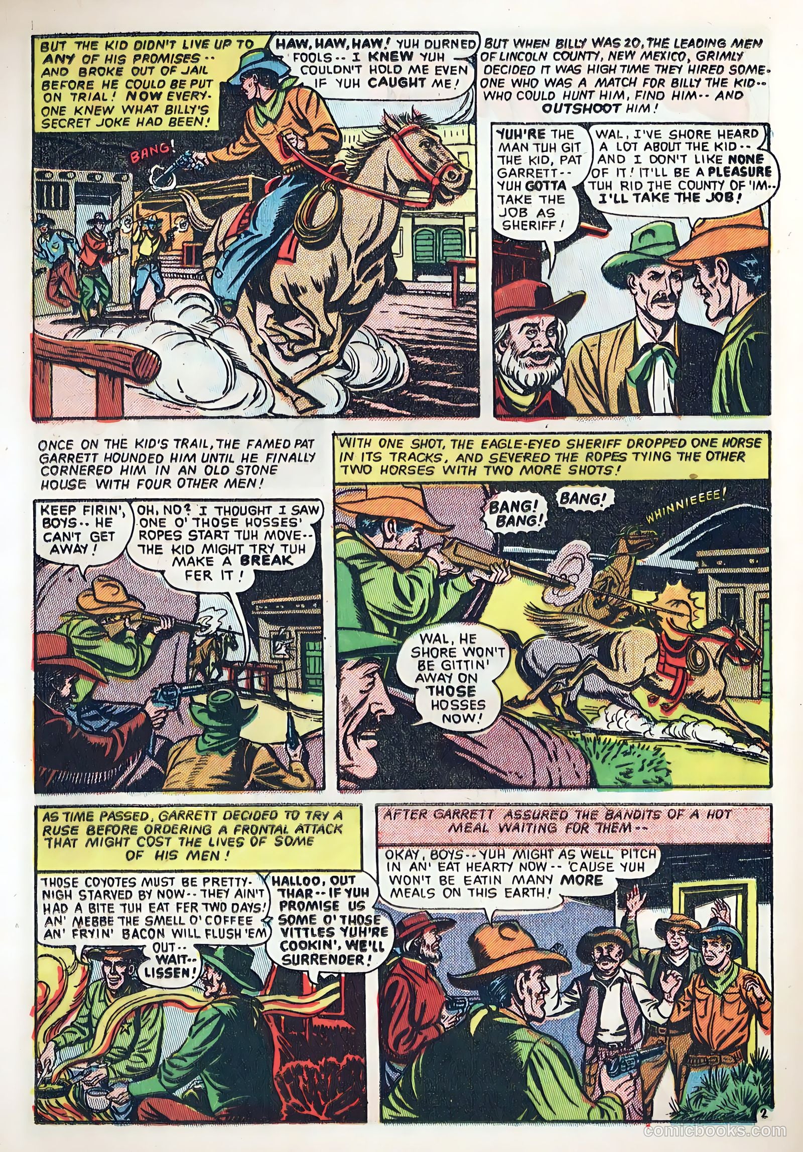 The Hooded Horseman #23 (1952) — page 22 of 36