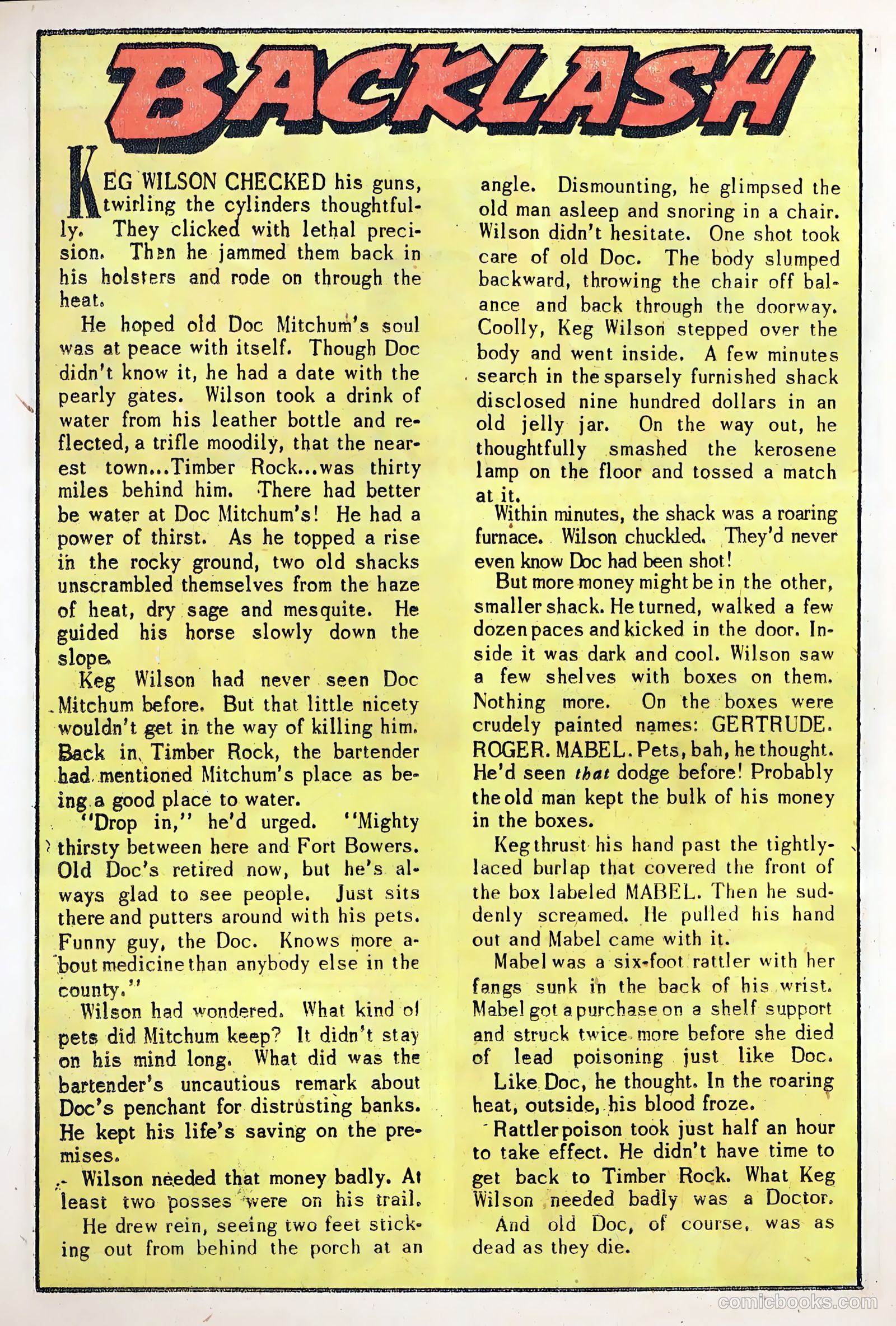 The Hooded Horseman #23 (1952) — page 24 of 36