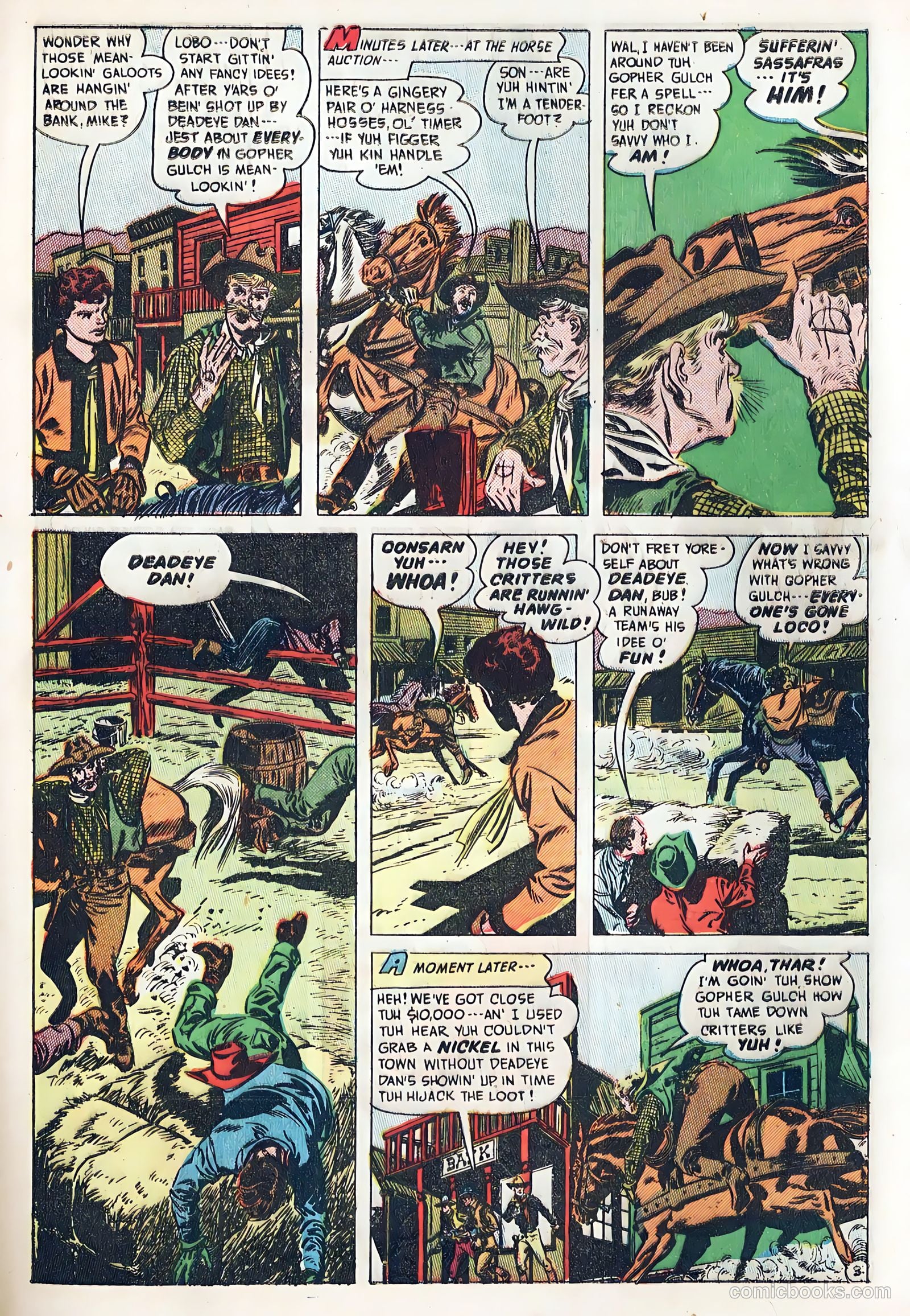 The Hooded Horseman #23 (1952) — page 27 of 36