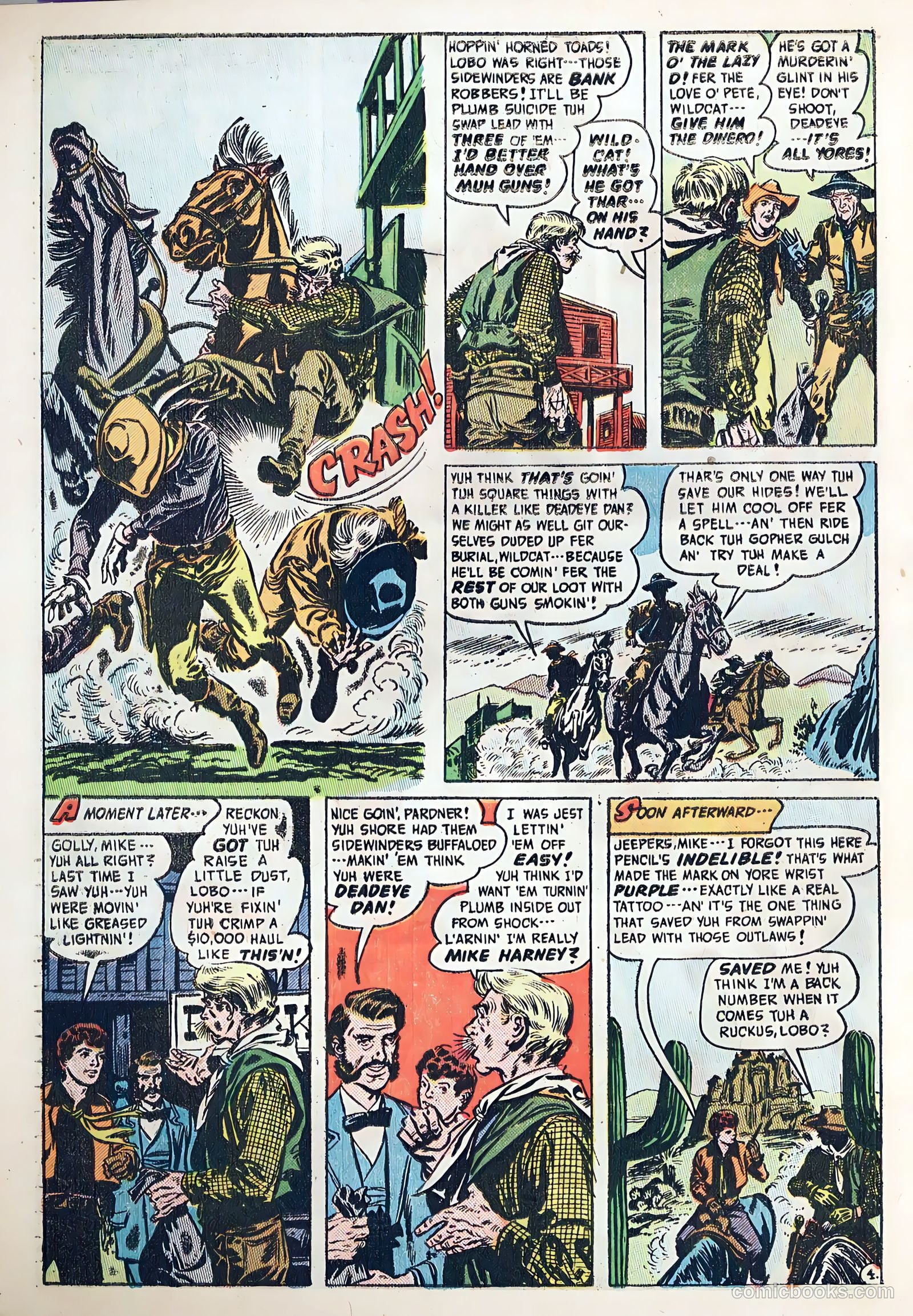 The Hooded Horseman #23 (1952) — page 28 of 36