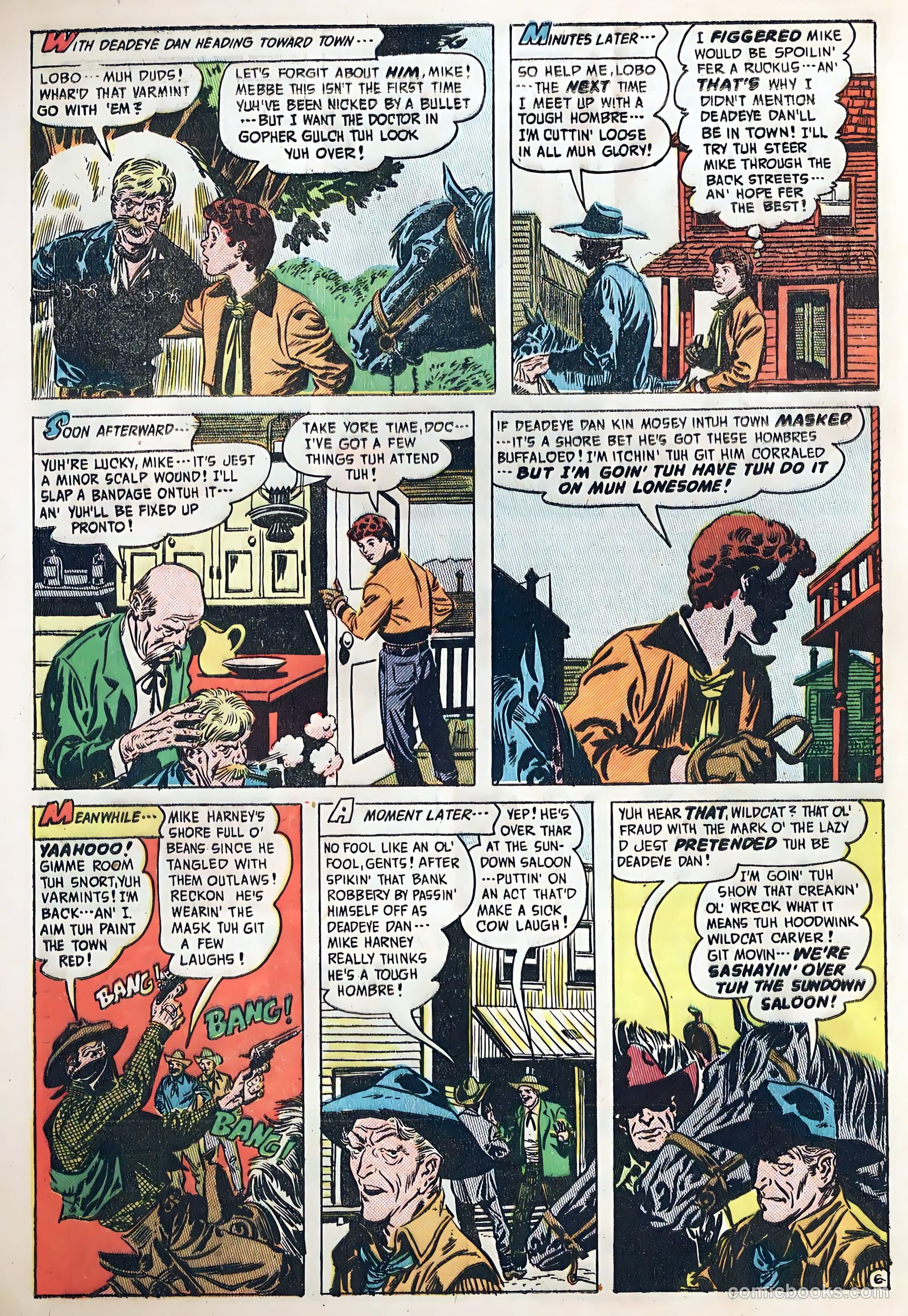 The Hooded Horseman #23 (1952) — page 30 of 36
