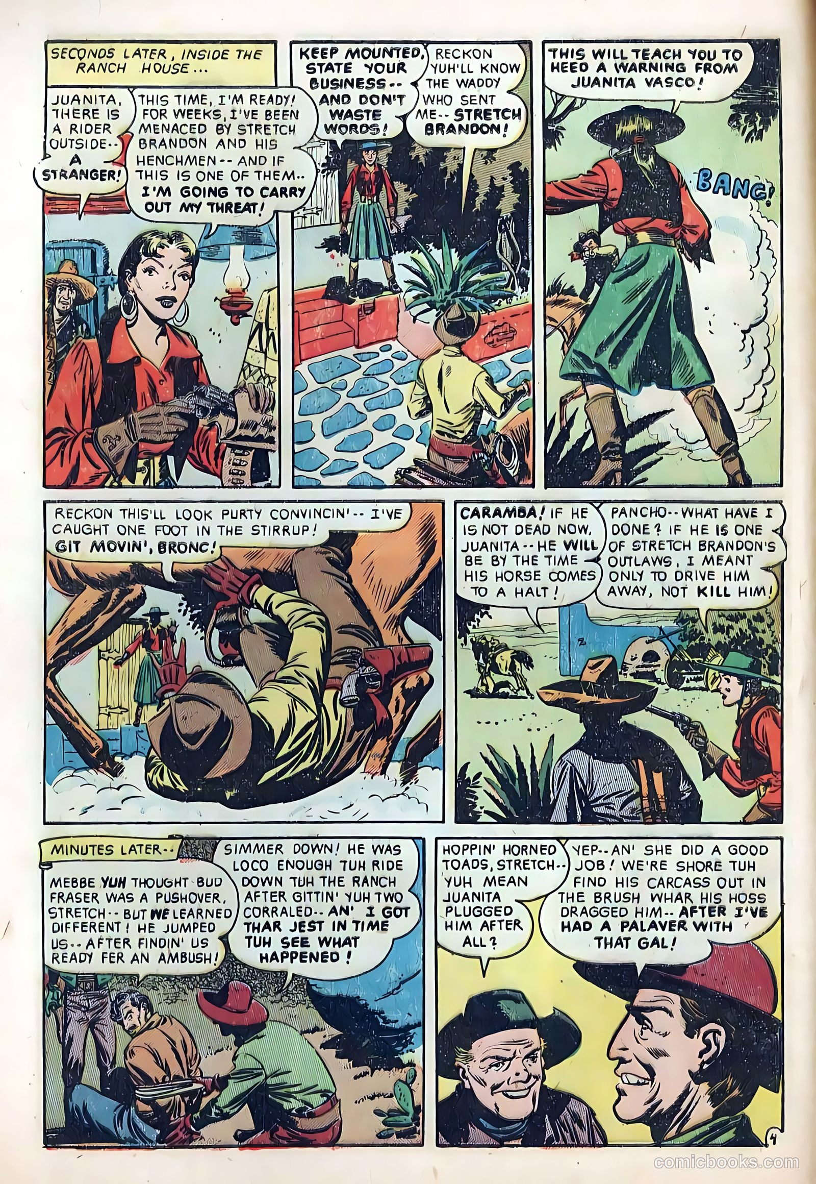 The Hooded Horseman #24 (1952) — page 6 of 36