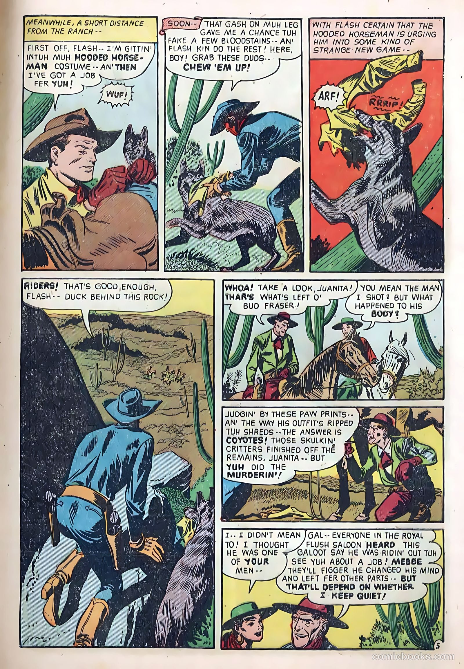 The Hooded Horseman #24 (1952) — page 7 of 36