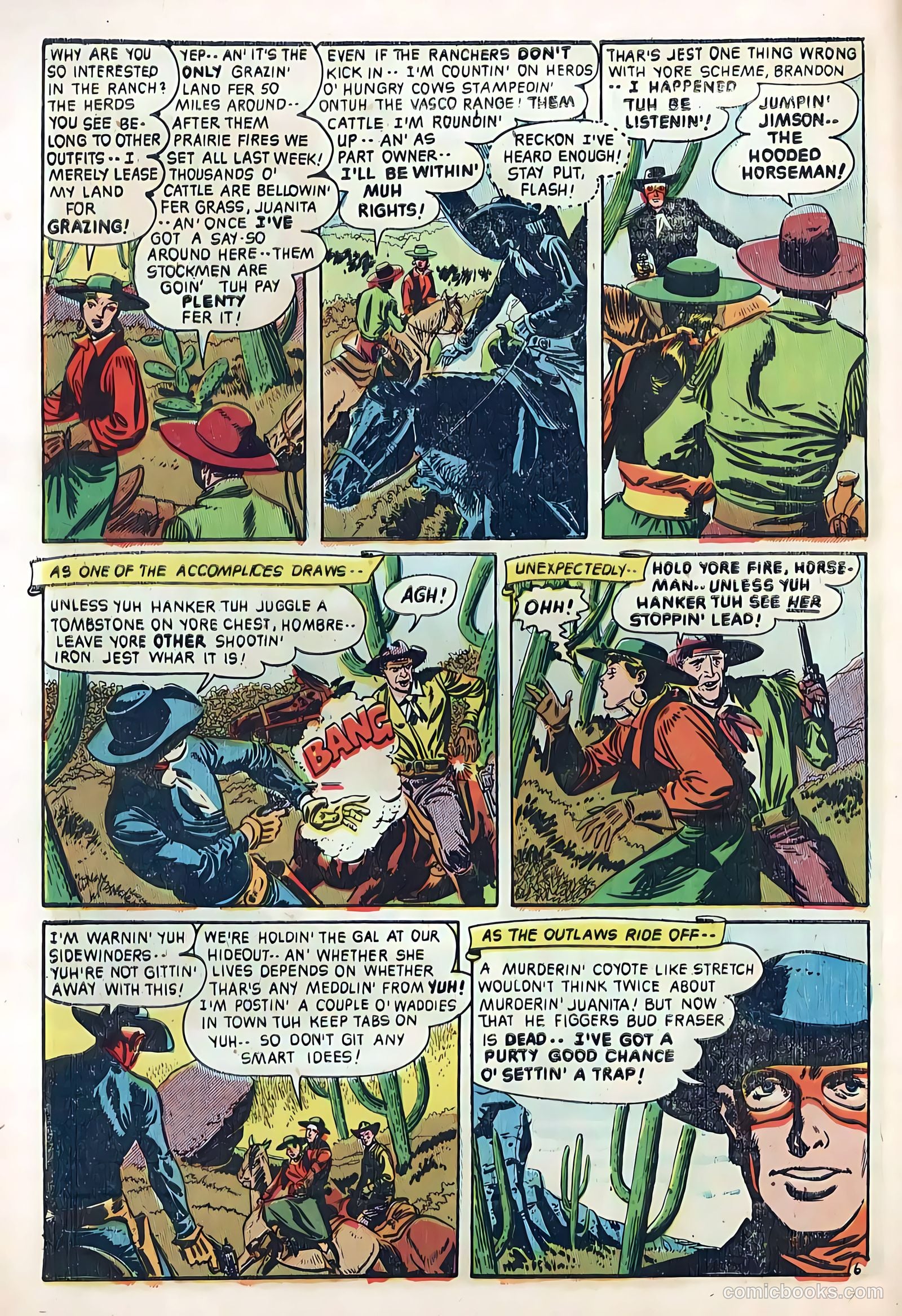 The Hooded Horseman #24 (1952) — page 8 of 36