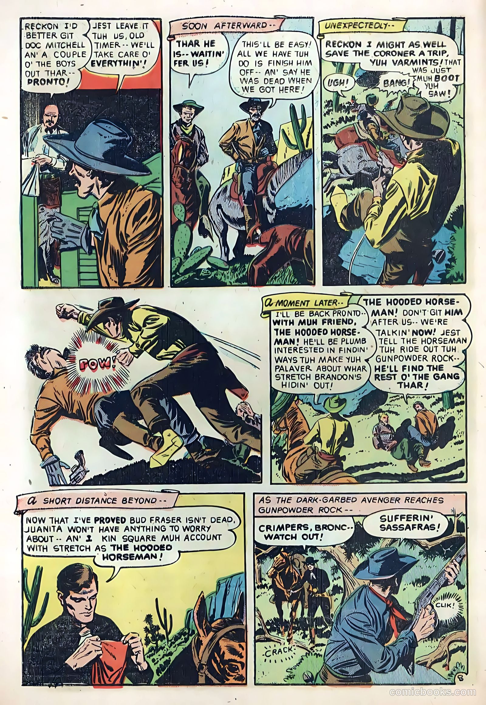 The Hooded Horseman #24 (1952) — page 10 of 36