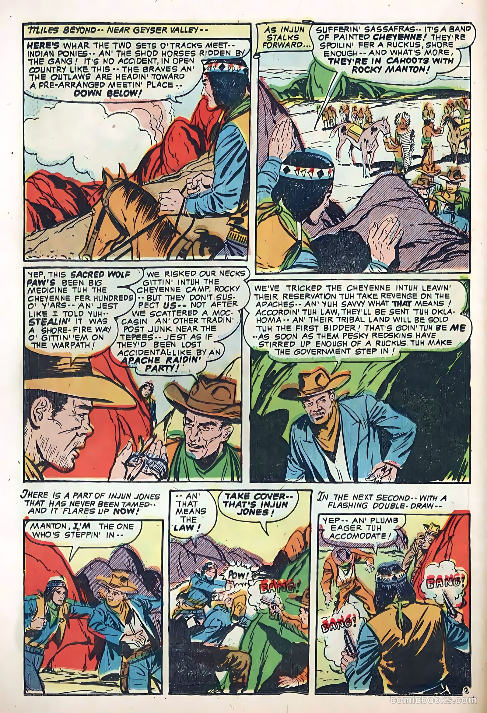 The Hooded Horseman #24 (1952) — page 16 of 36