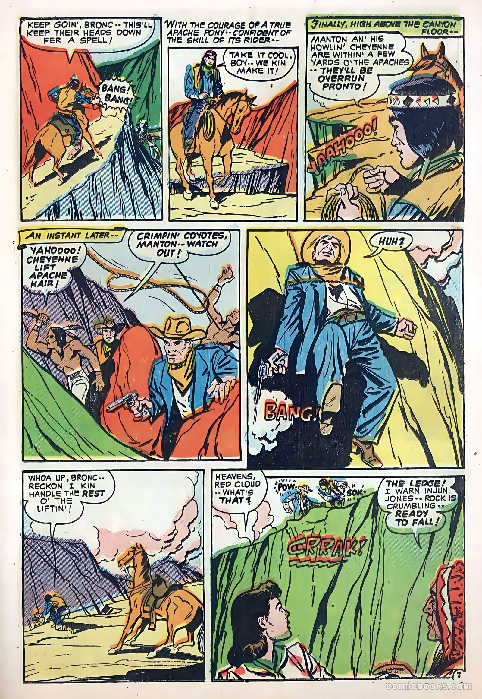 The Hooded Horseman #24 (1952) — page 21 of 36
