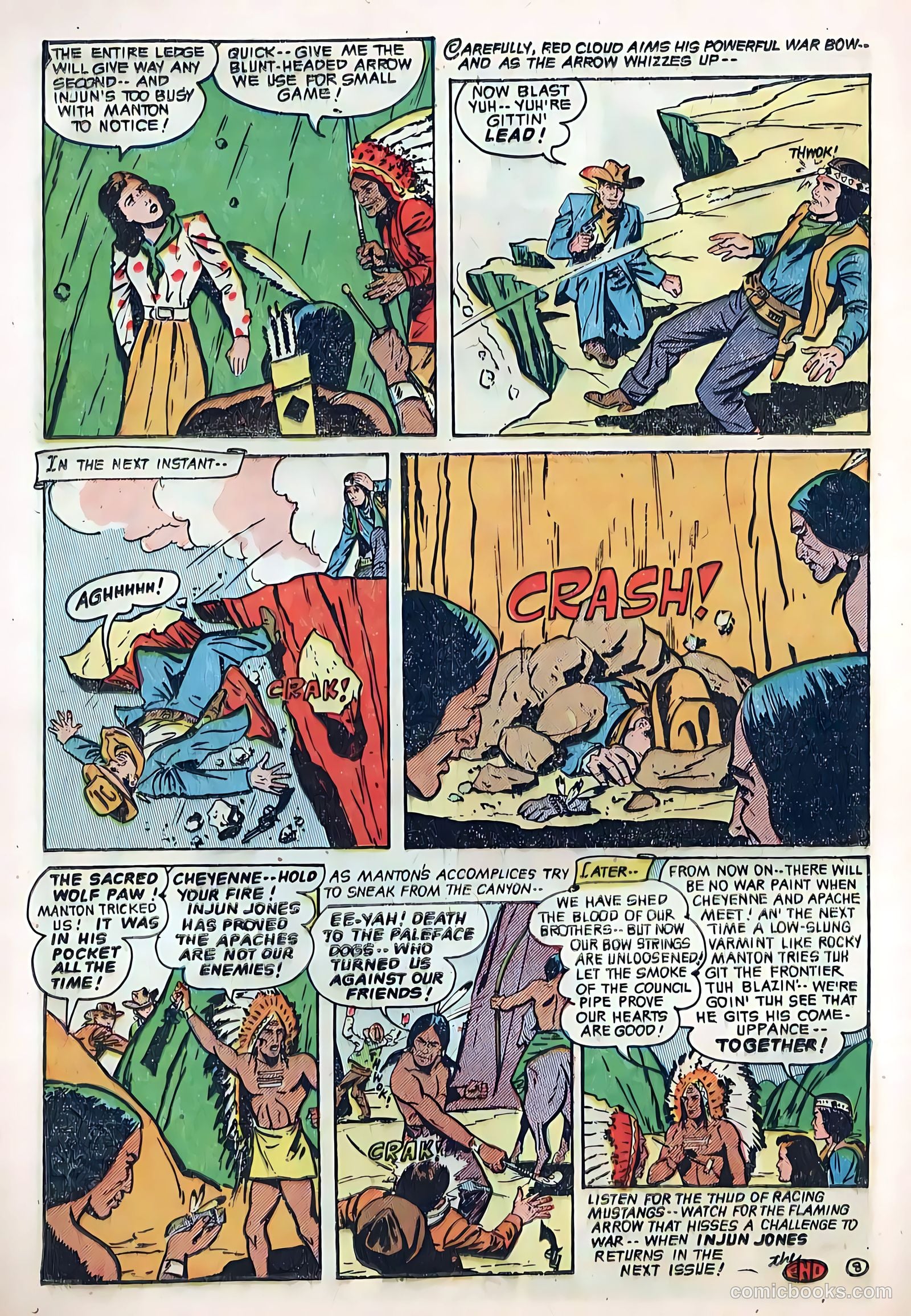 The Hooded Horseman #24 (1952) — page 22 of 36