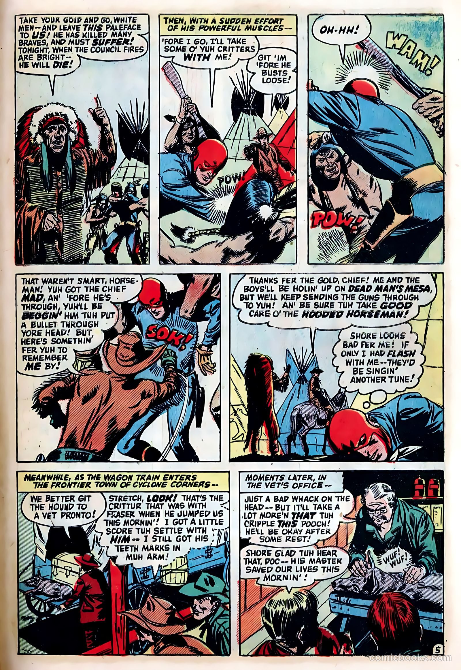 The Hooded Horseman #25 (1952) — page 7 of 36
