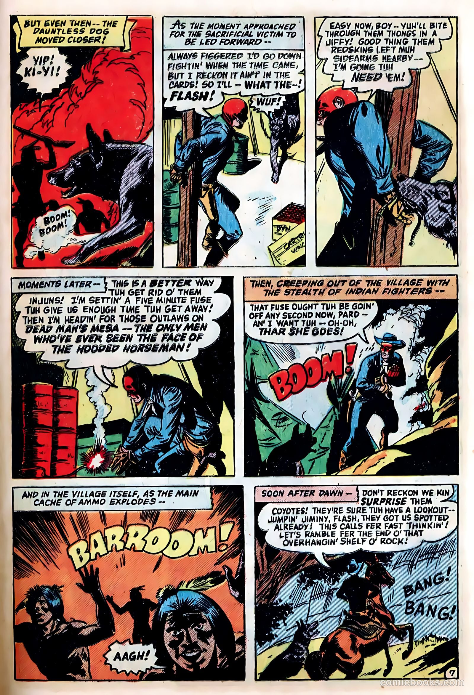 The Hooded Horseman #25 (1952) — page 9 of 36