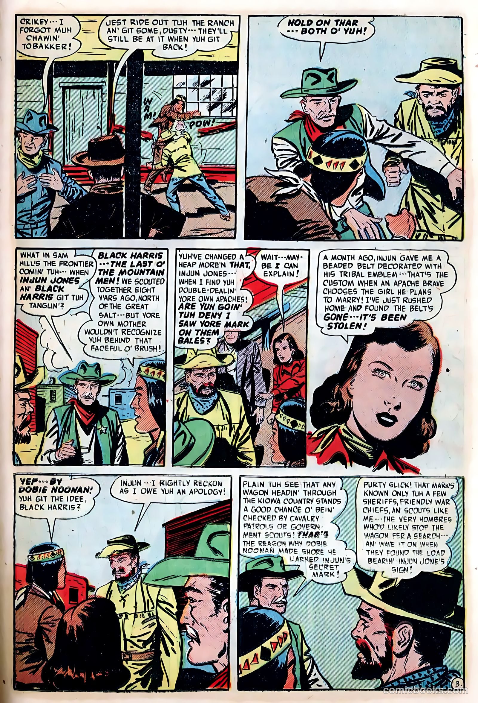 The Hooded Horseman #25 (1952) — page 15 of 36