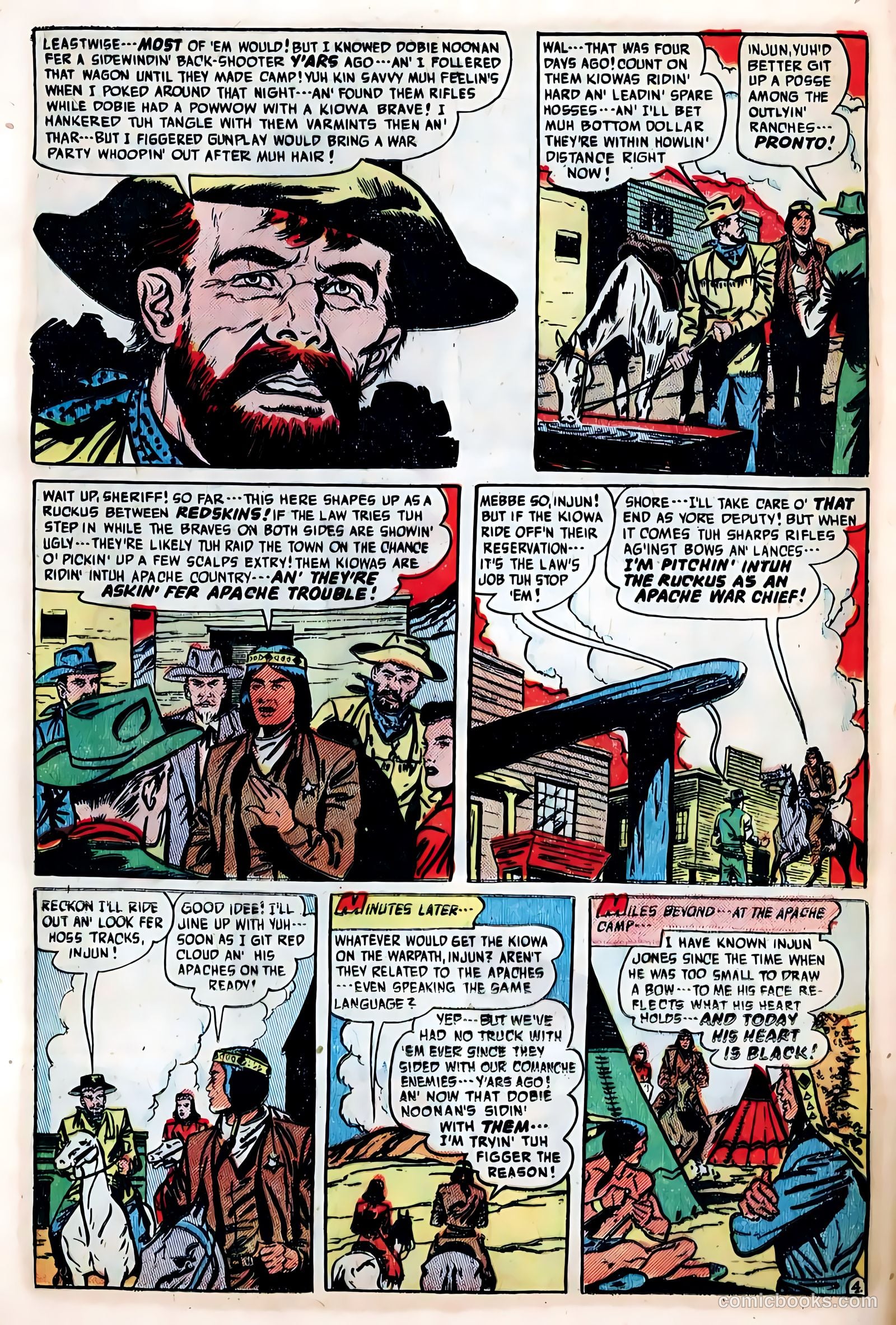 The Hooded Horseman #25 (1952) — page 16 of 36