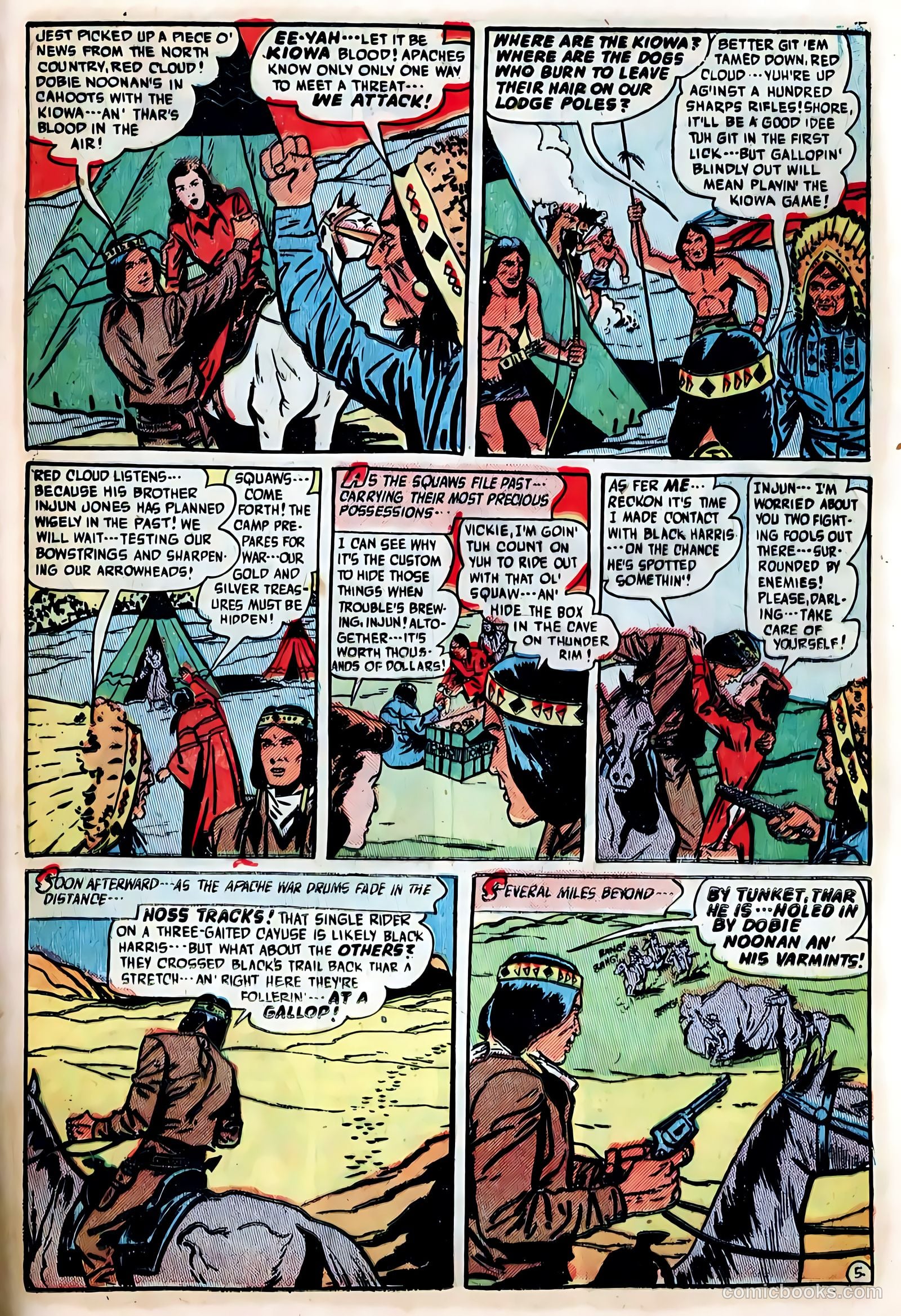 The Hooded Horseman #25 (1952) — page 17 of 36