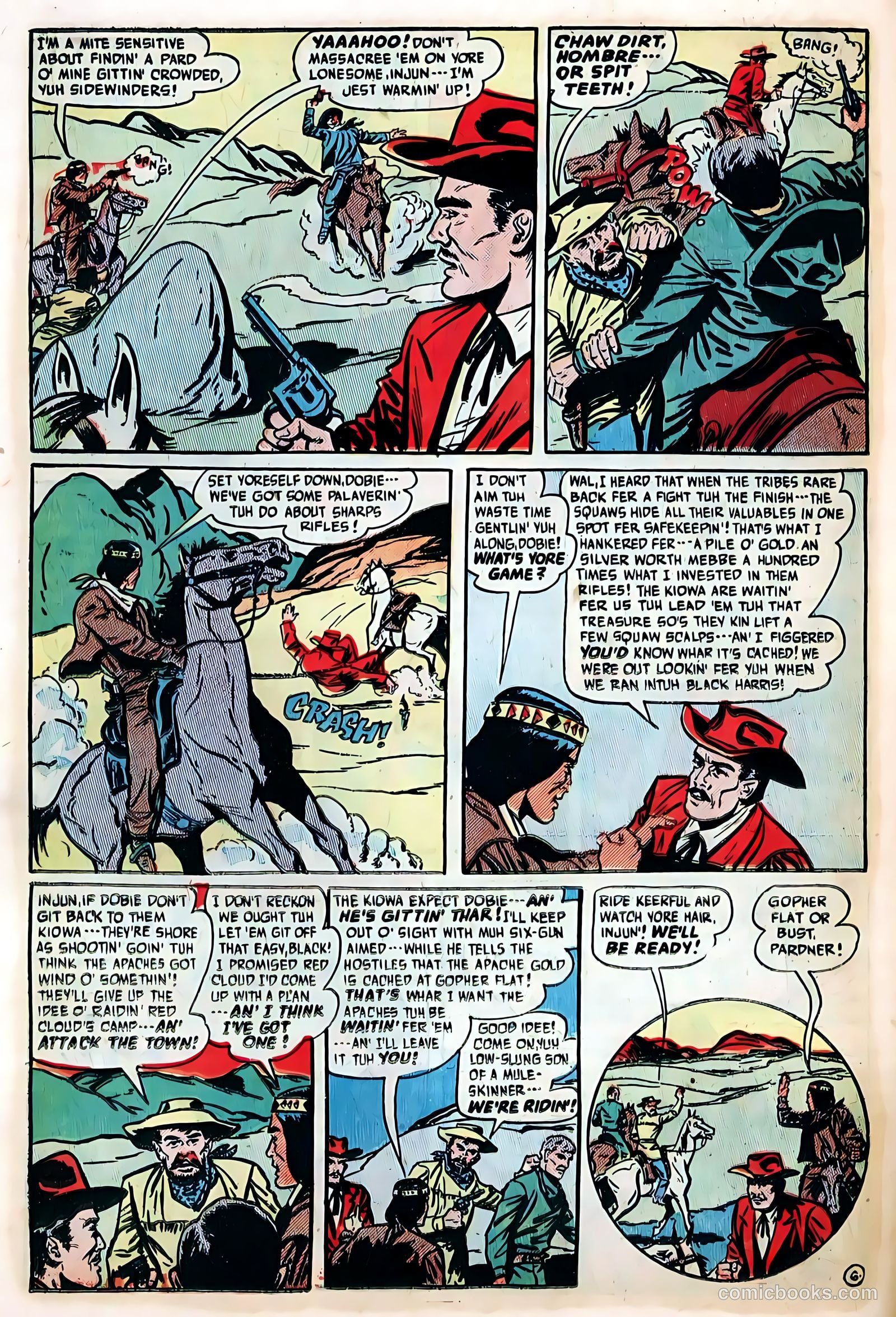 The Hooded Horseman #25 (1952) — page 18 of 36