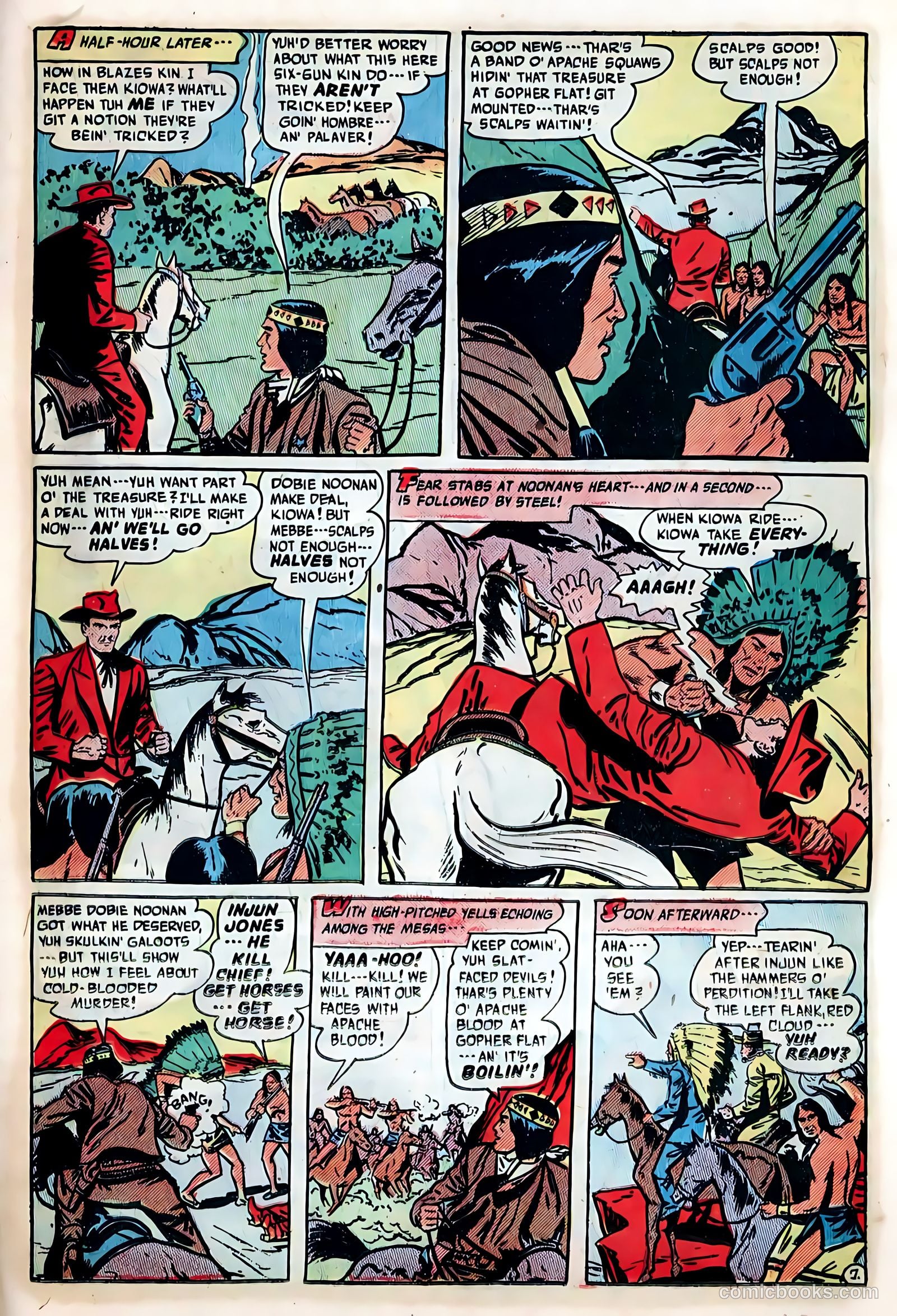 The Hooded Horseman #25 (1952) — page 19 of 36