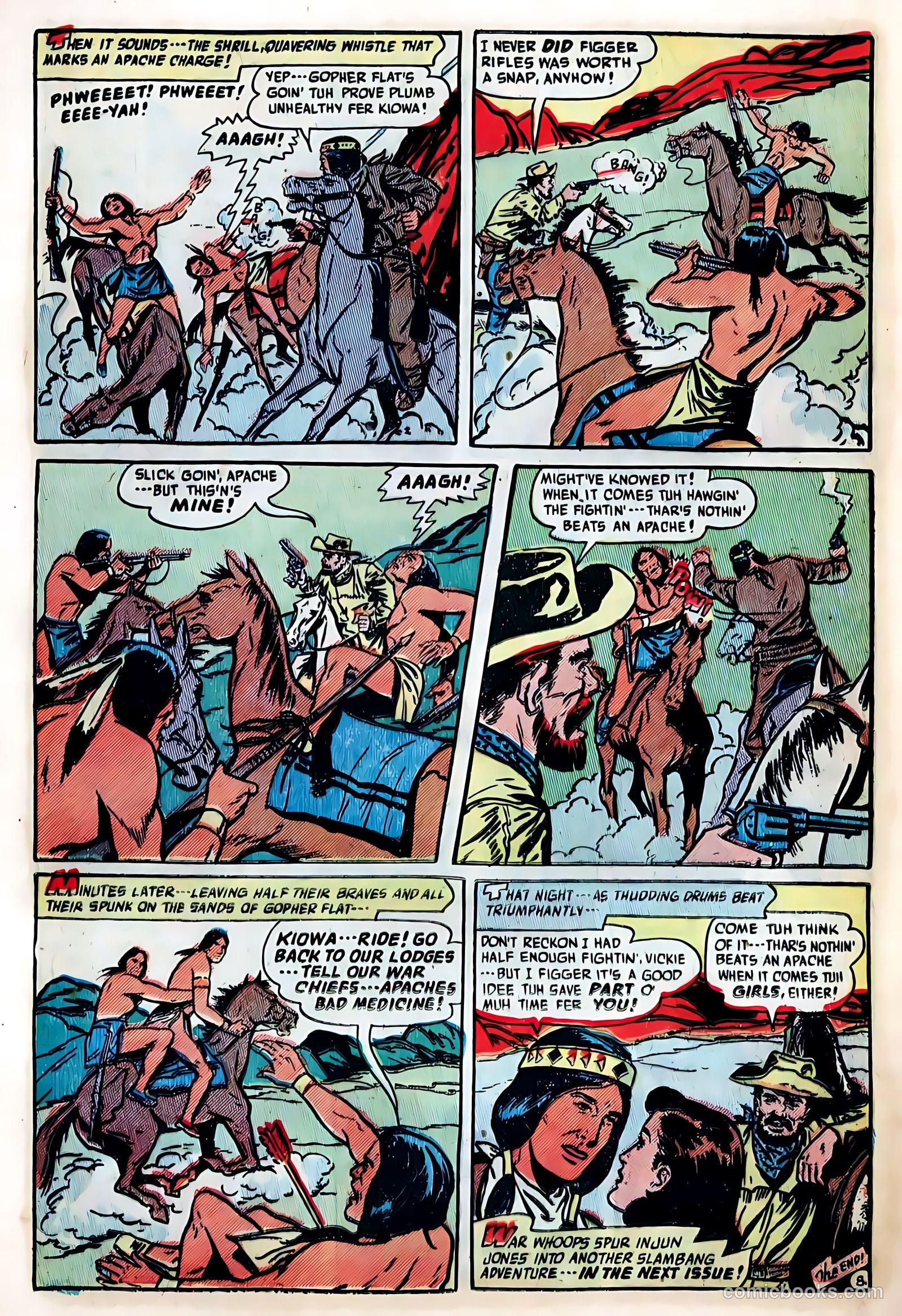 The Hooded Horseman #25 (1952) — page 20 of 36