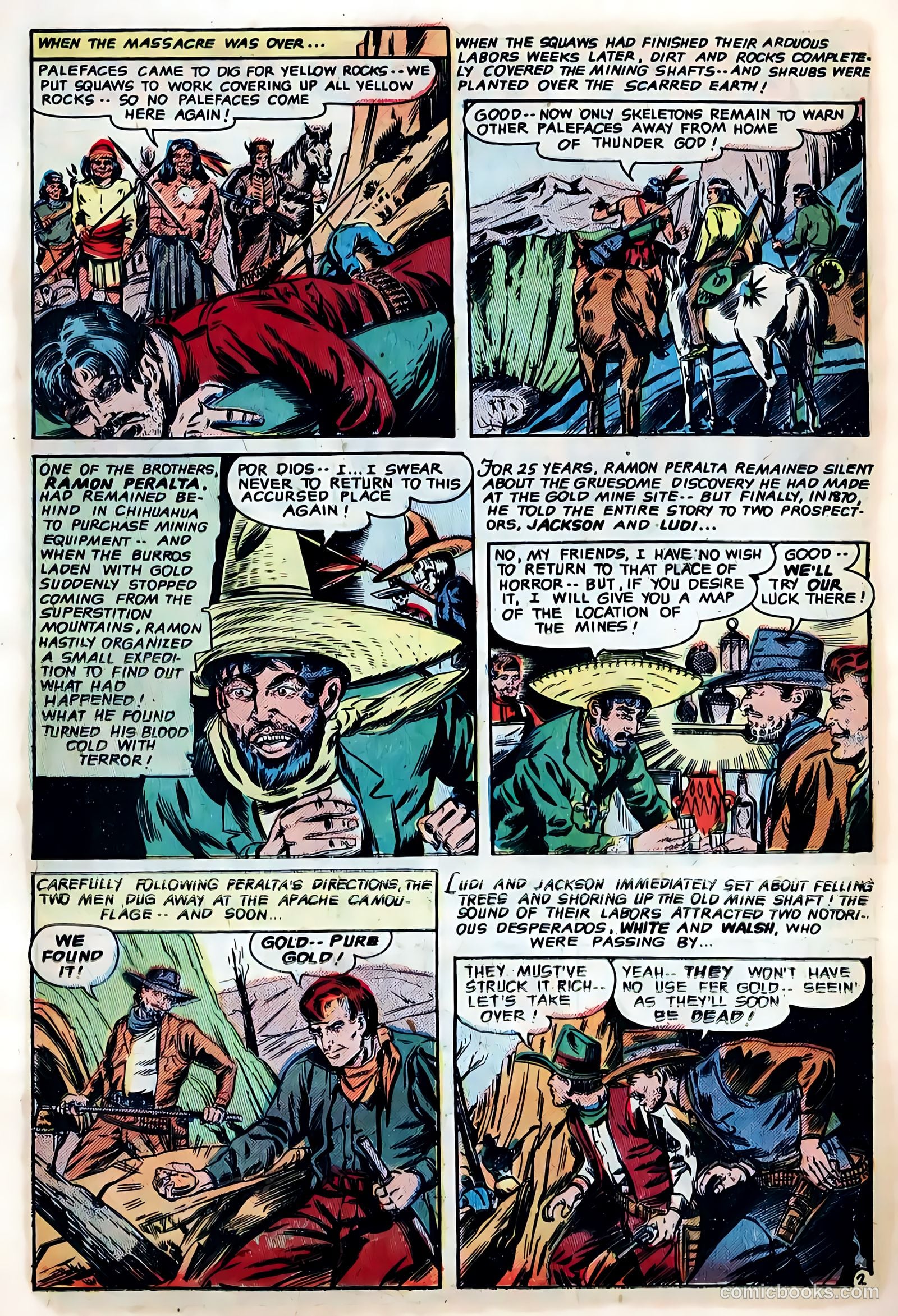 The Hooded Horseman #25 (1952) — page 22 of 36