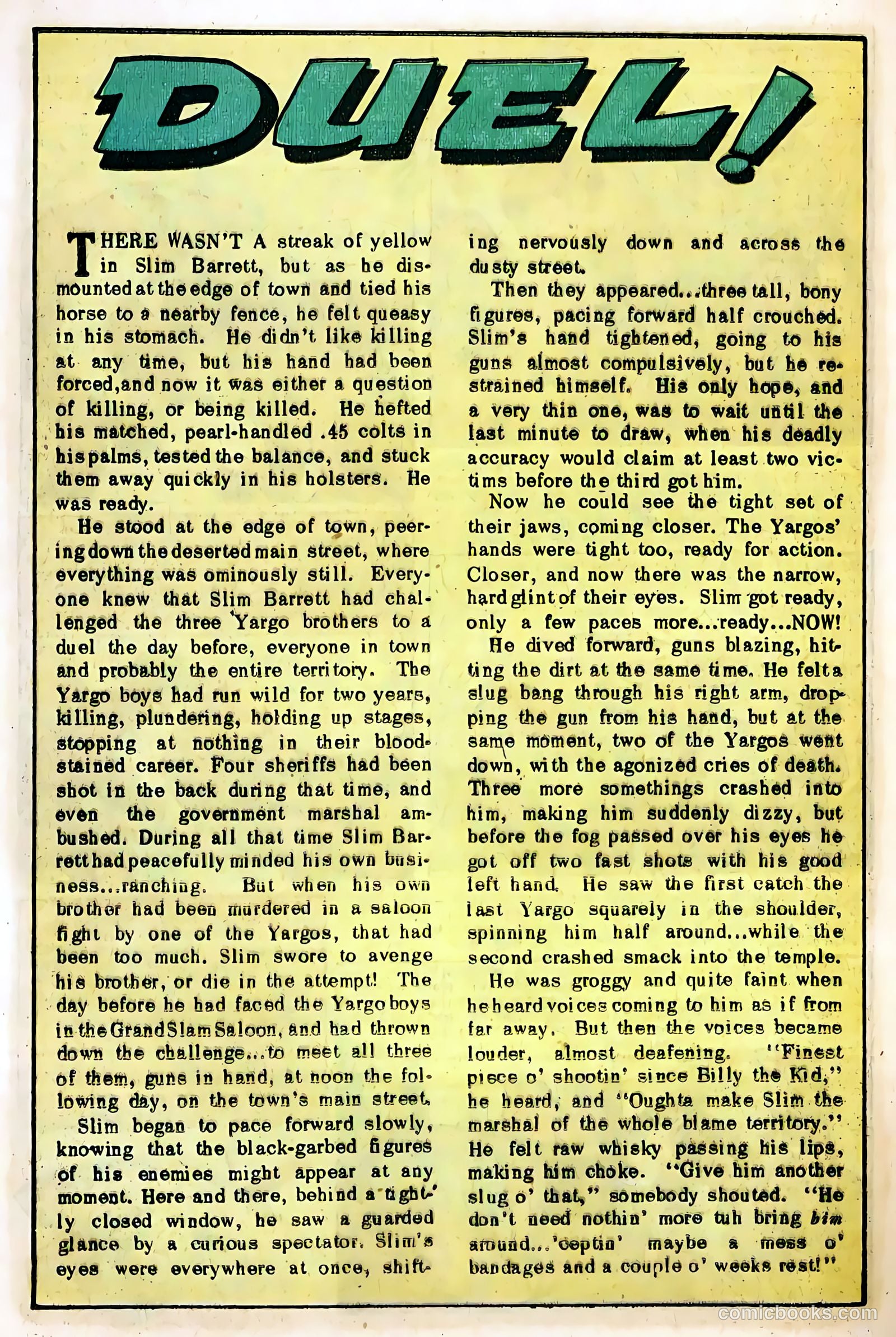 The Hooded Horseman #25 (1952) — page 24 of 36