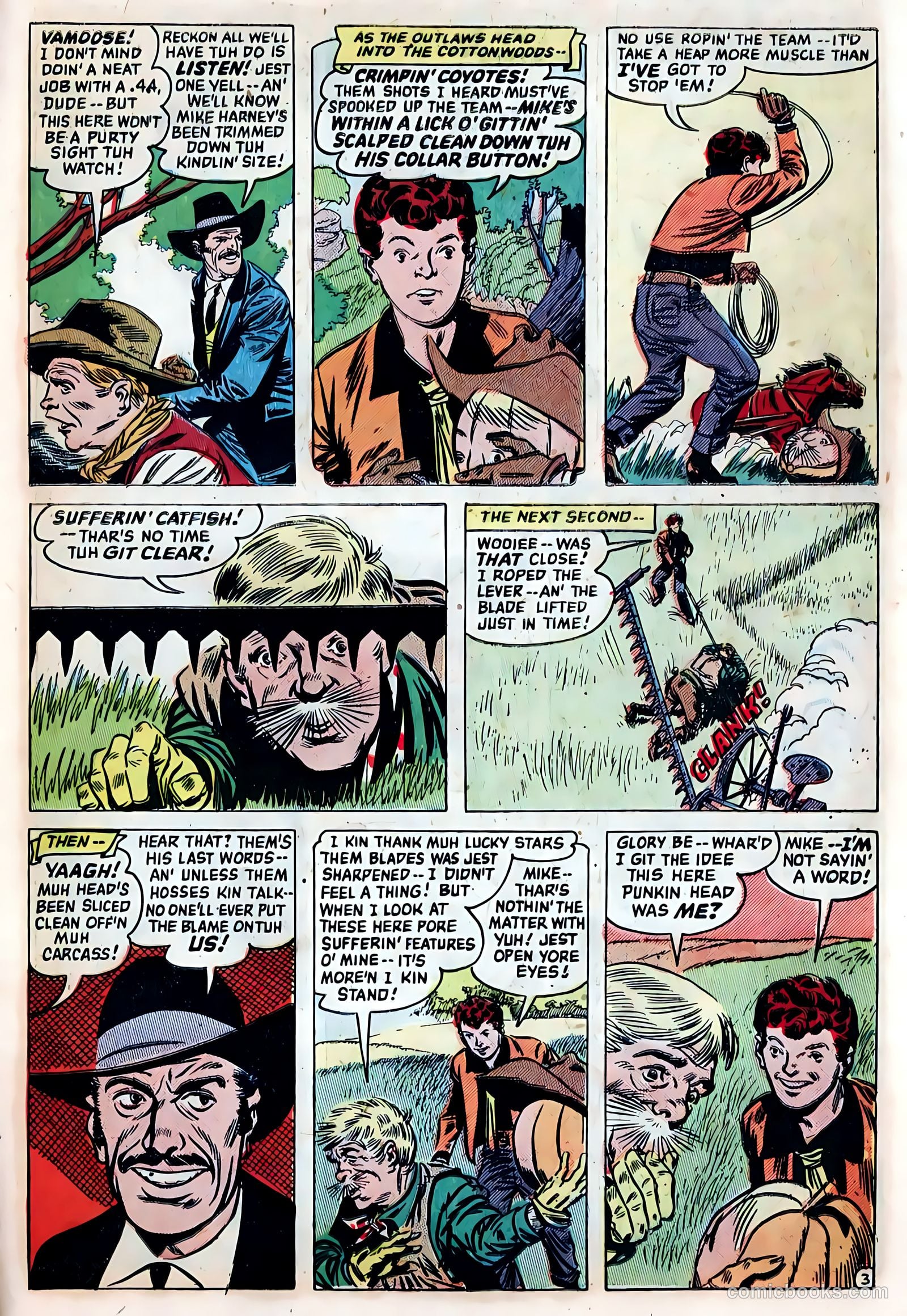 The Hooded Horseman #25 (1952) — page 27 of 36