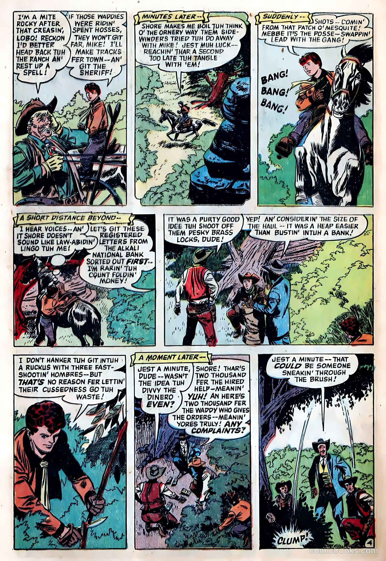 The Hooded Horseman #25 (1952) — page 28 of 36