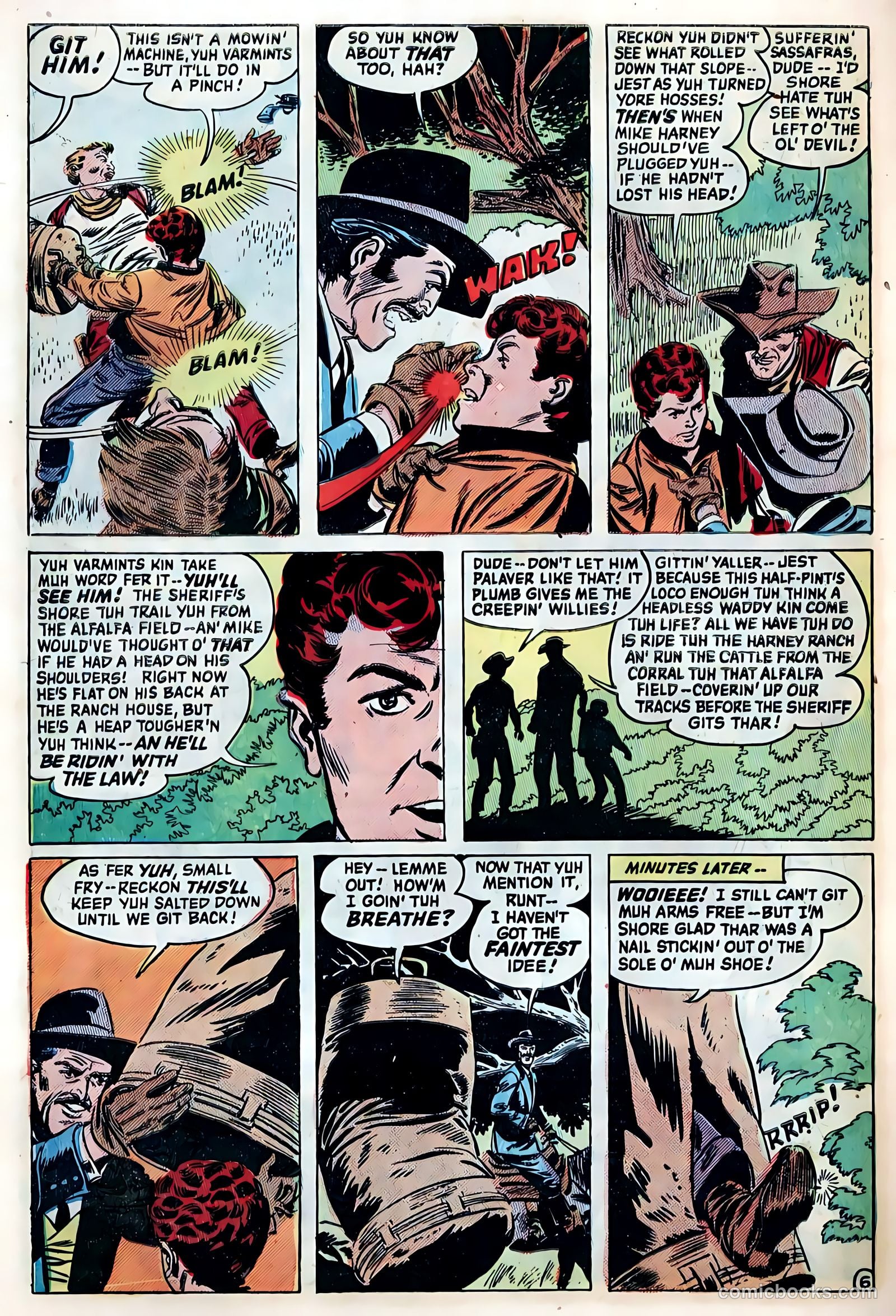 The Hooded Horseman #25 (1952) — page 30 of 36