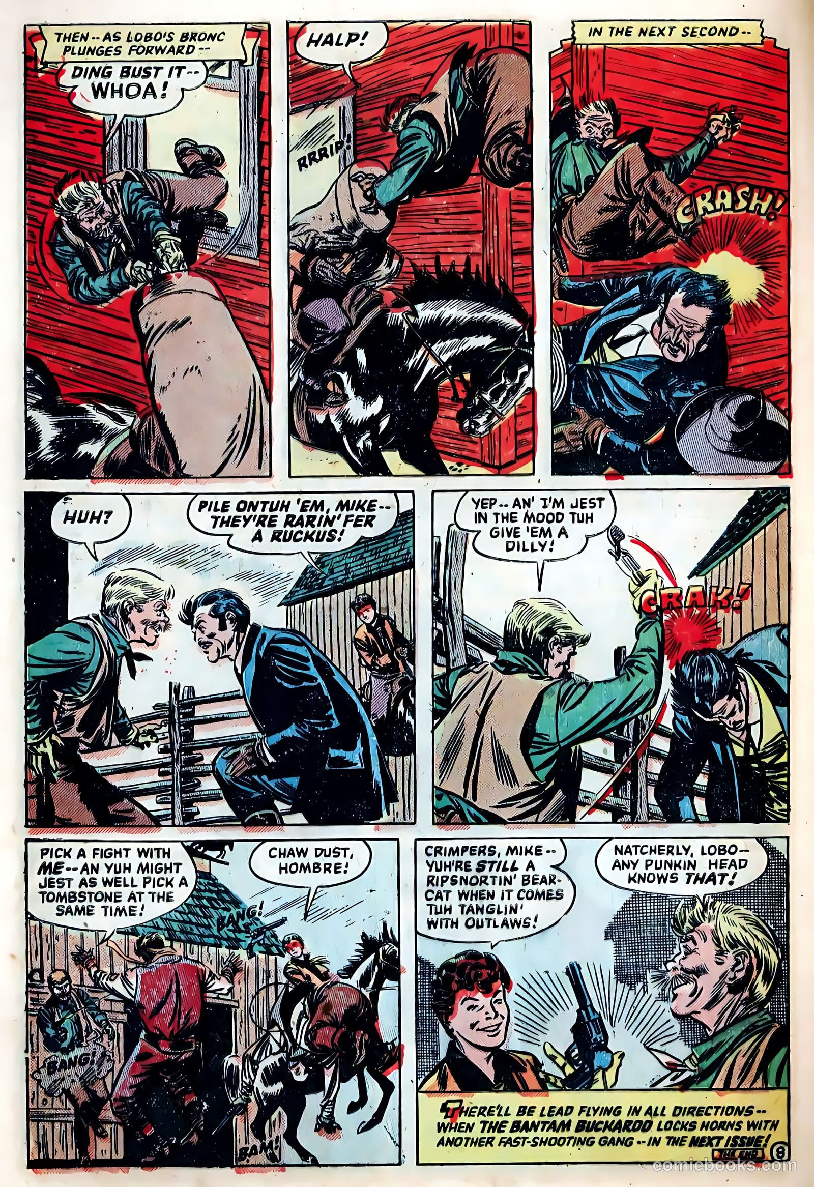 The Hooded Horseman #25 (1952) — page 32 of 36