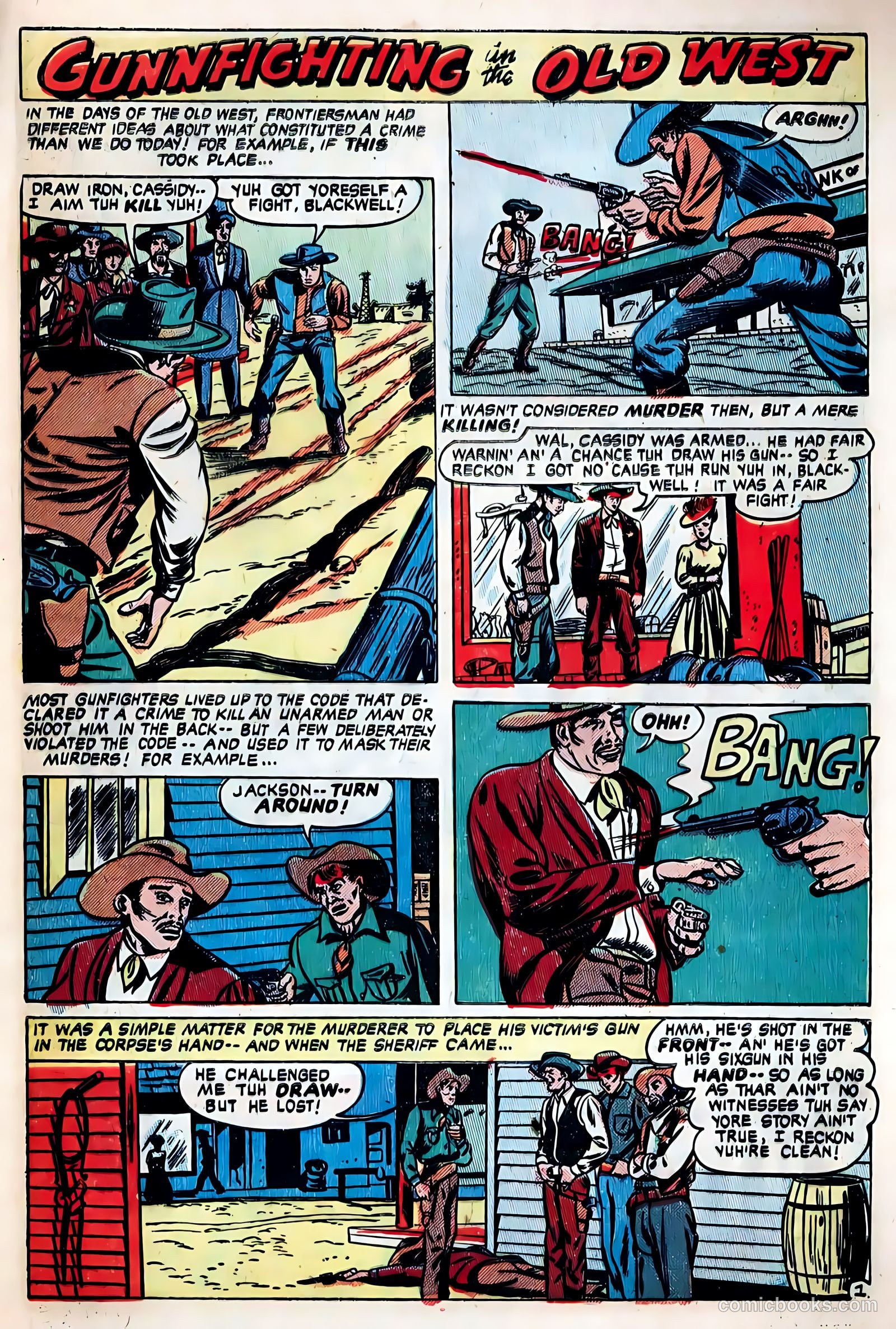 The Hooded Horseman #25 (1952) — page 33 of 36