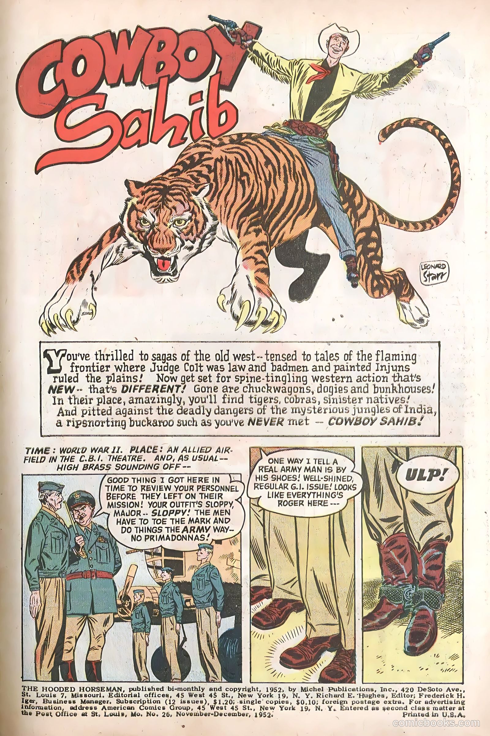 The Hooded Horseman #26 (1952) — page 3 of 36