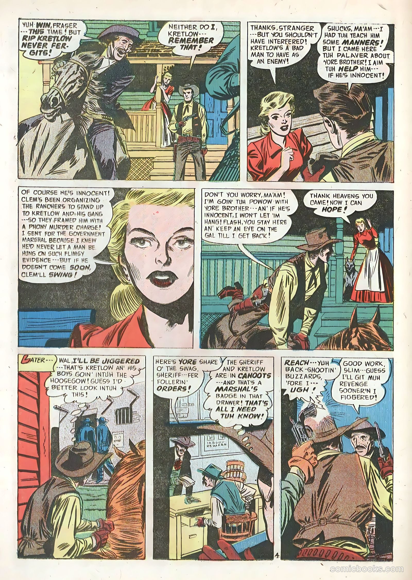 The Hooded Horseman #26 (1952) — page 18 of 36