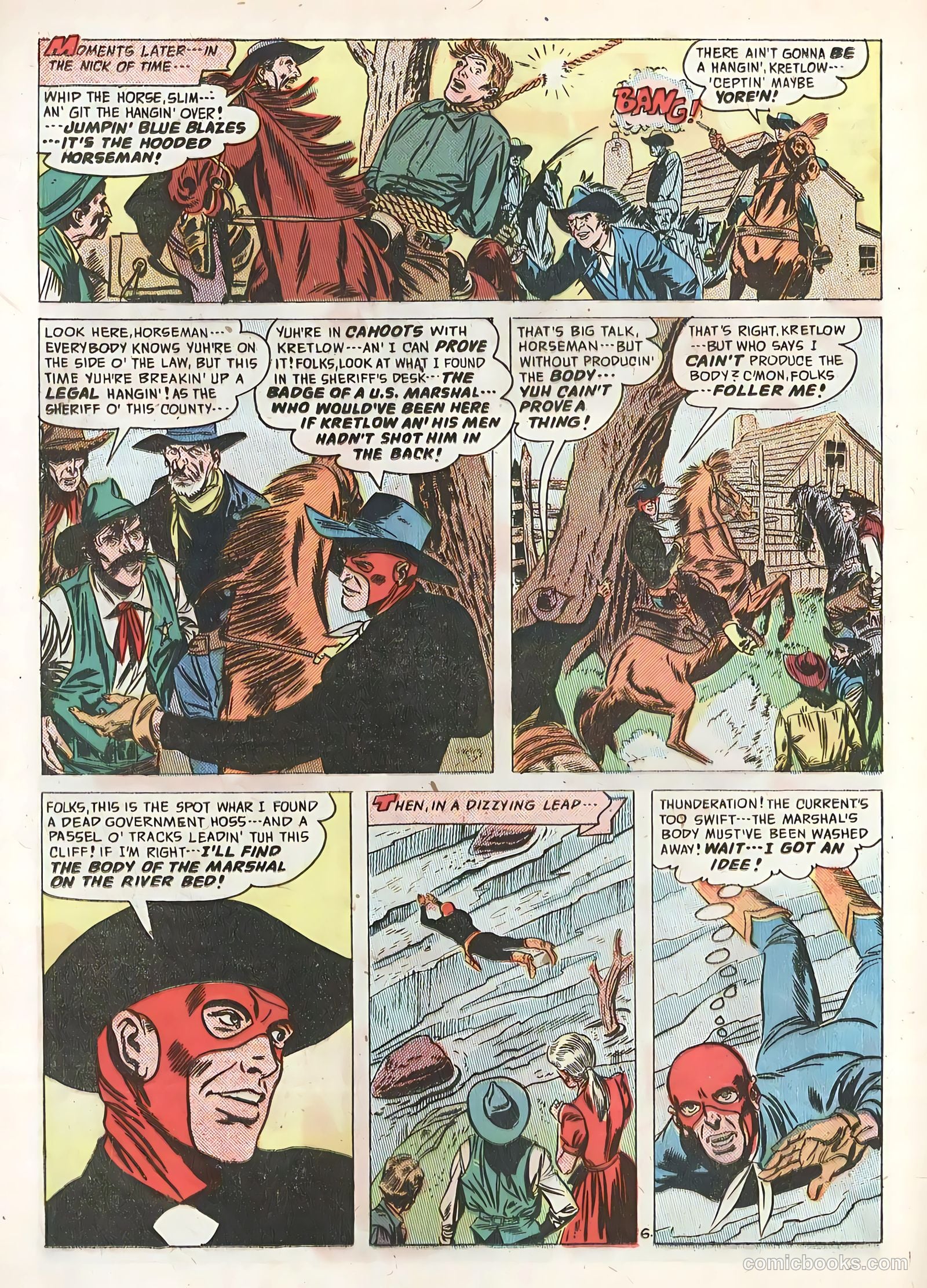 The Hooded Horseman #26 (1952) — page 20 of 36