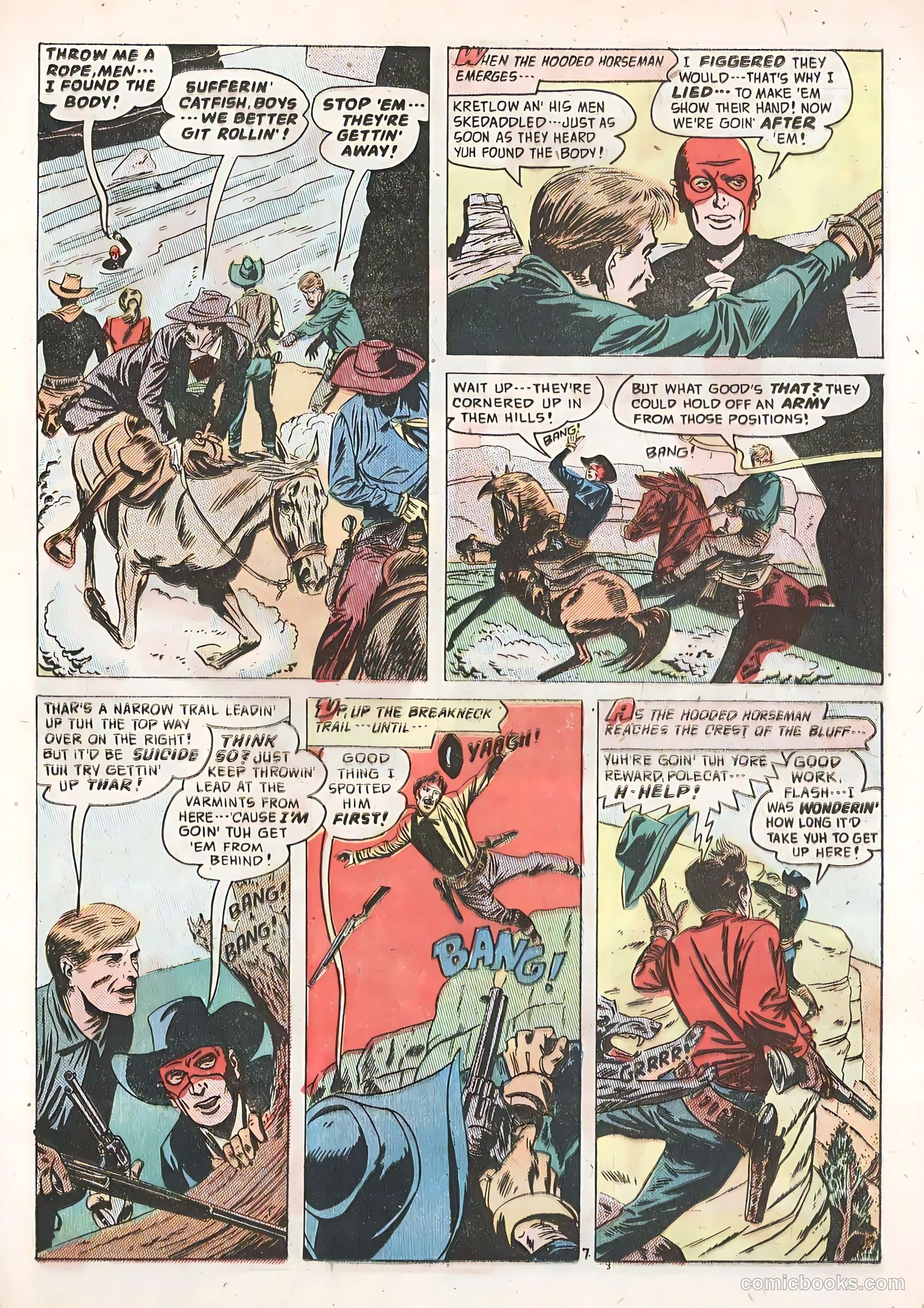 The Hooded Horseman #26 (1952) — page 21 of 36